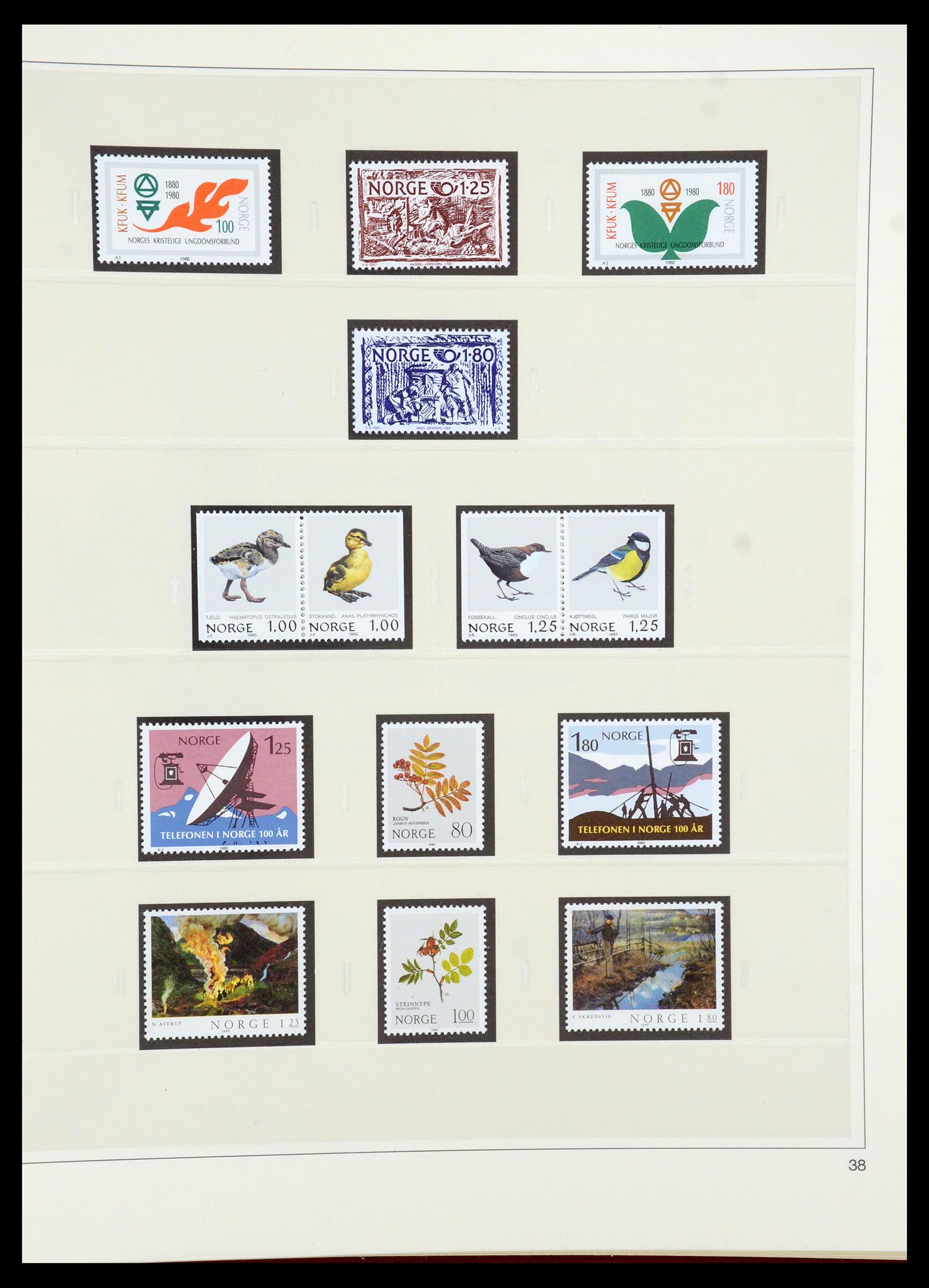 35309 053 - Postzegelverzameling 35309 Noorwegen 1945-1998.