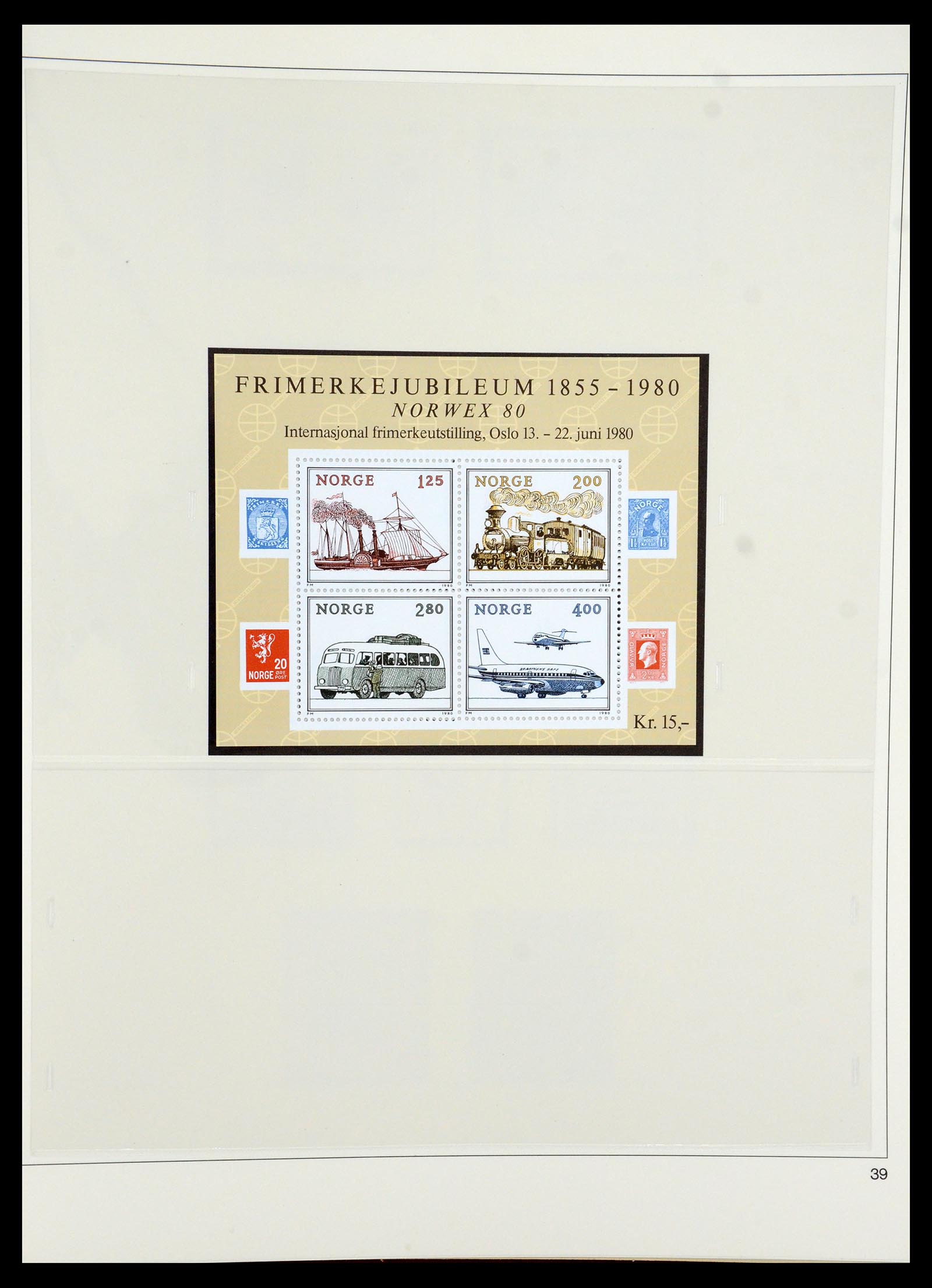 35309 054 - Postzegelverzameling 35309 Noorwegen 1945-1998.