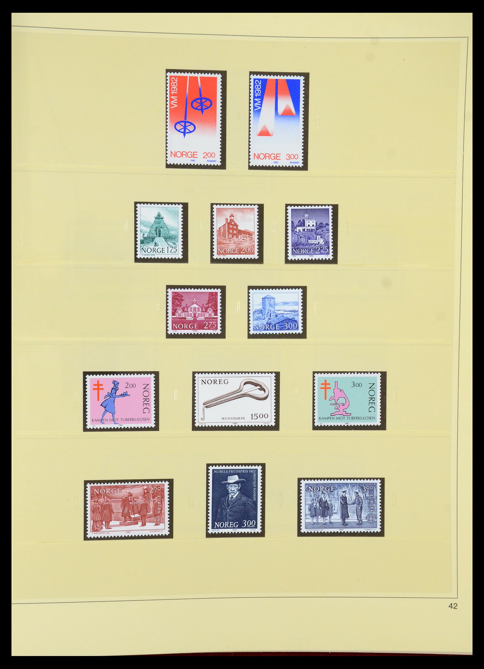 35309 057 - Postzegelverzameling 35309 Noorwegen 1945-1998.