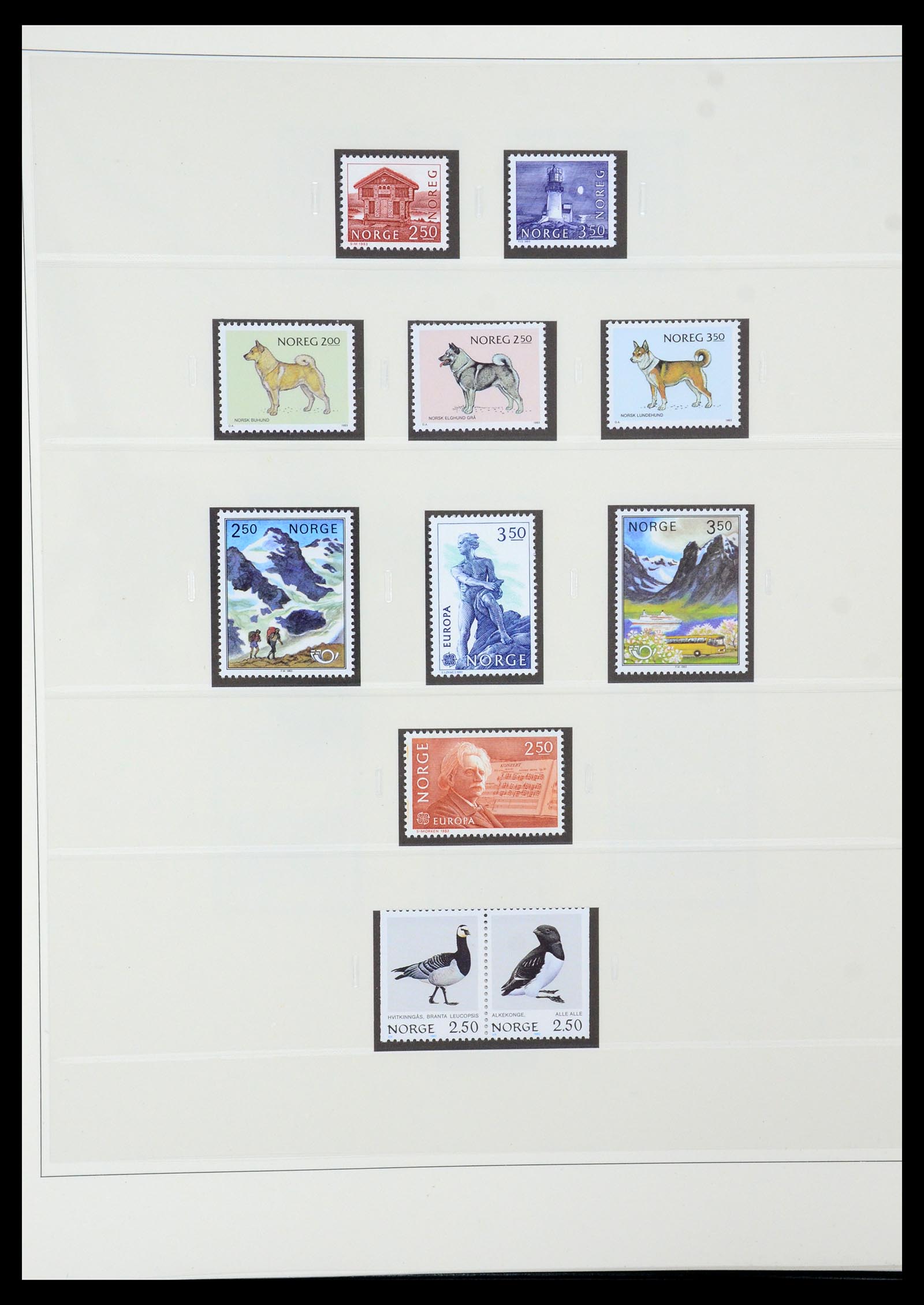 35309 059 - Postzegelverzameling 35309 Noorwegen 1945-1998.