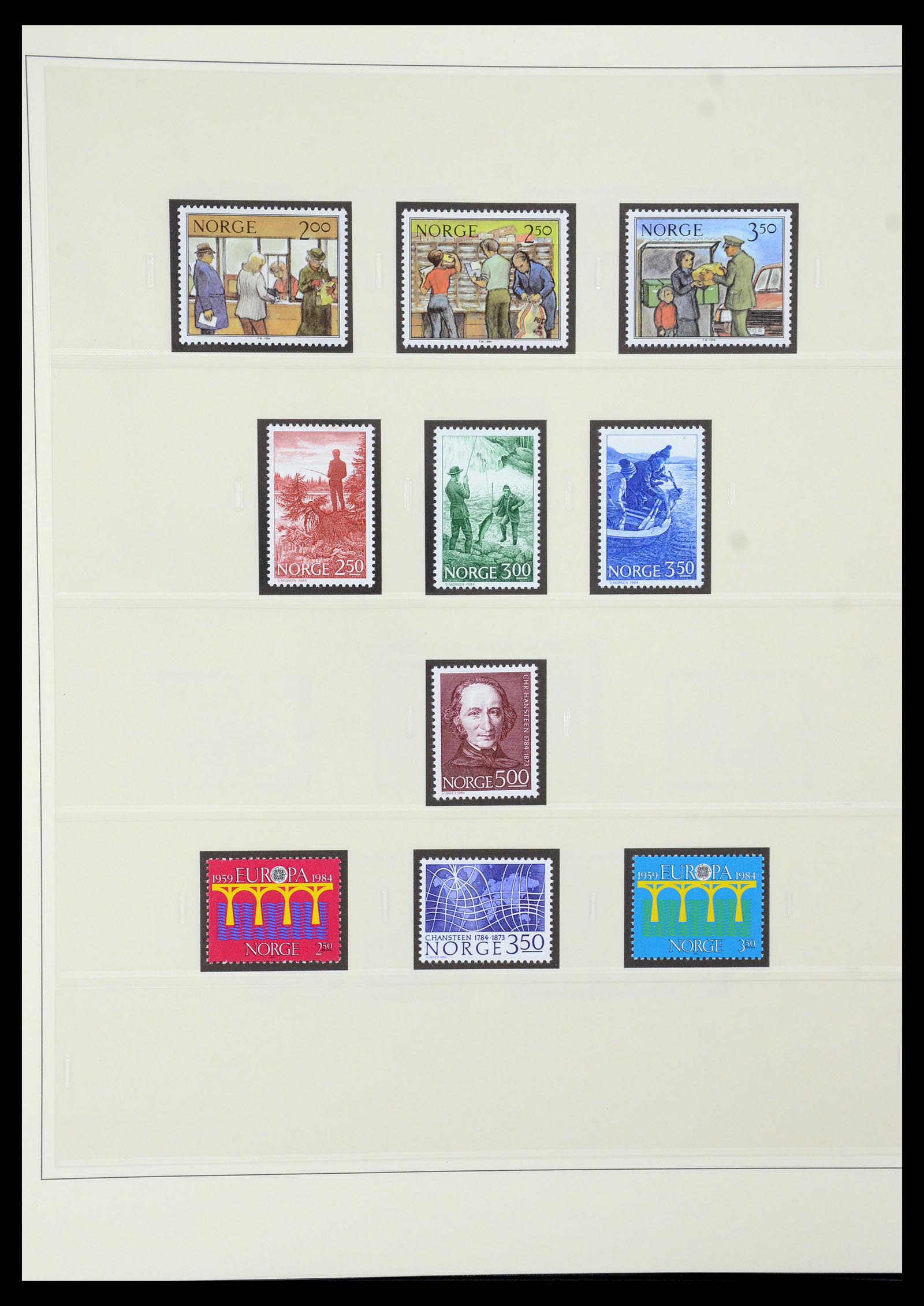 35309 061 - Postzegelverzameling 35309 Noorwegen 1945-1998.