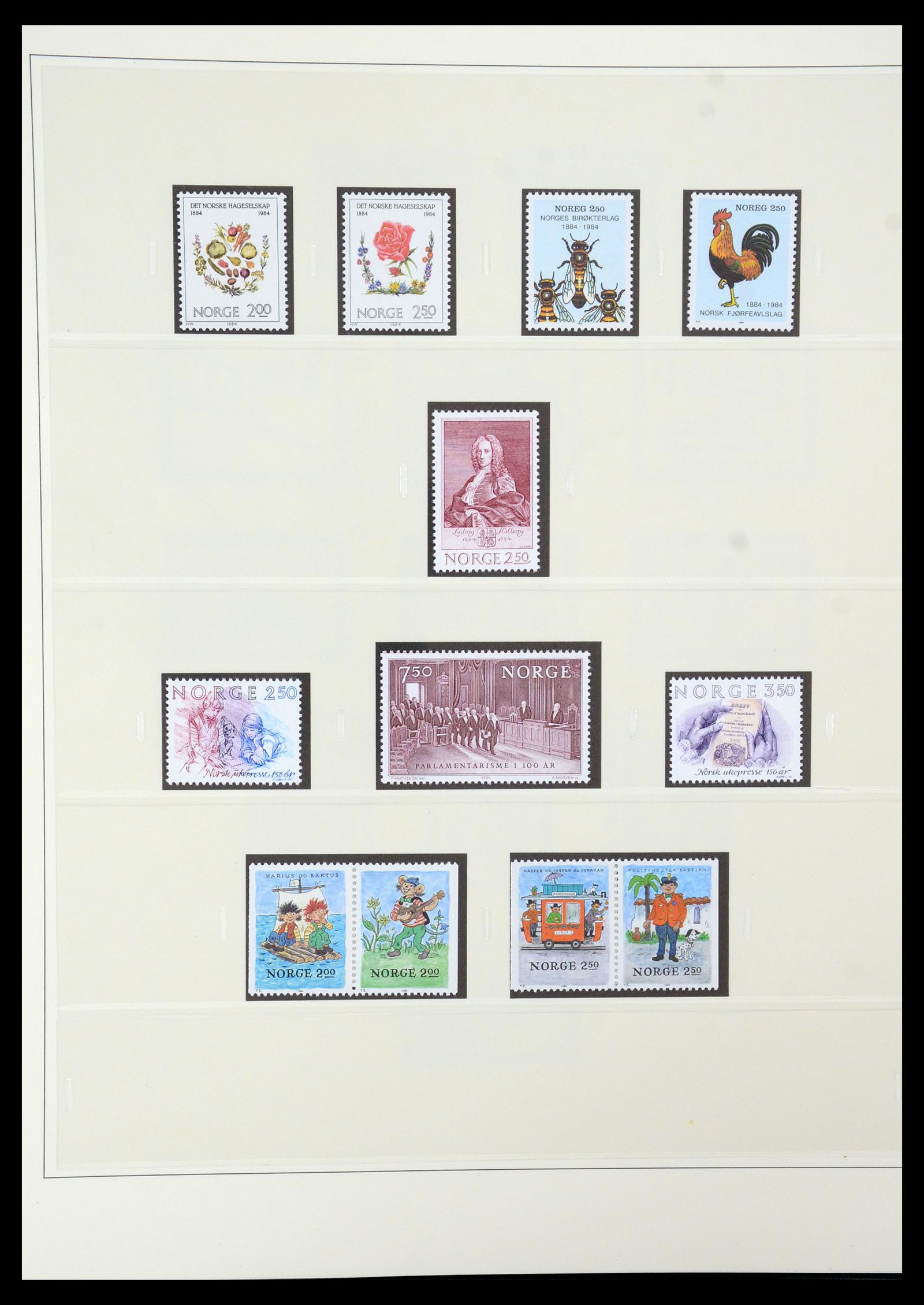 35309 062 - Postzegelverzameling 35309 Noorwegen 1945-1998.
