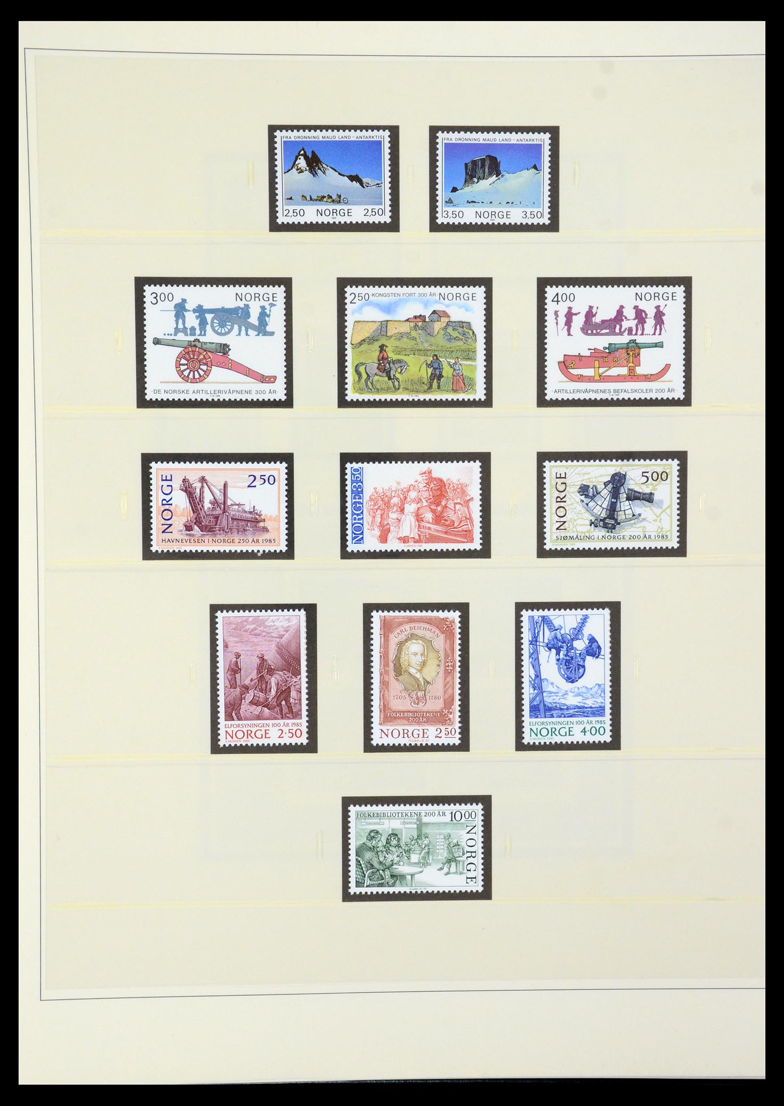 35309 063 - Postzegelverzameling 35309 Noorwegen 1945-1998.