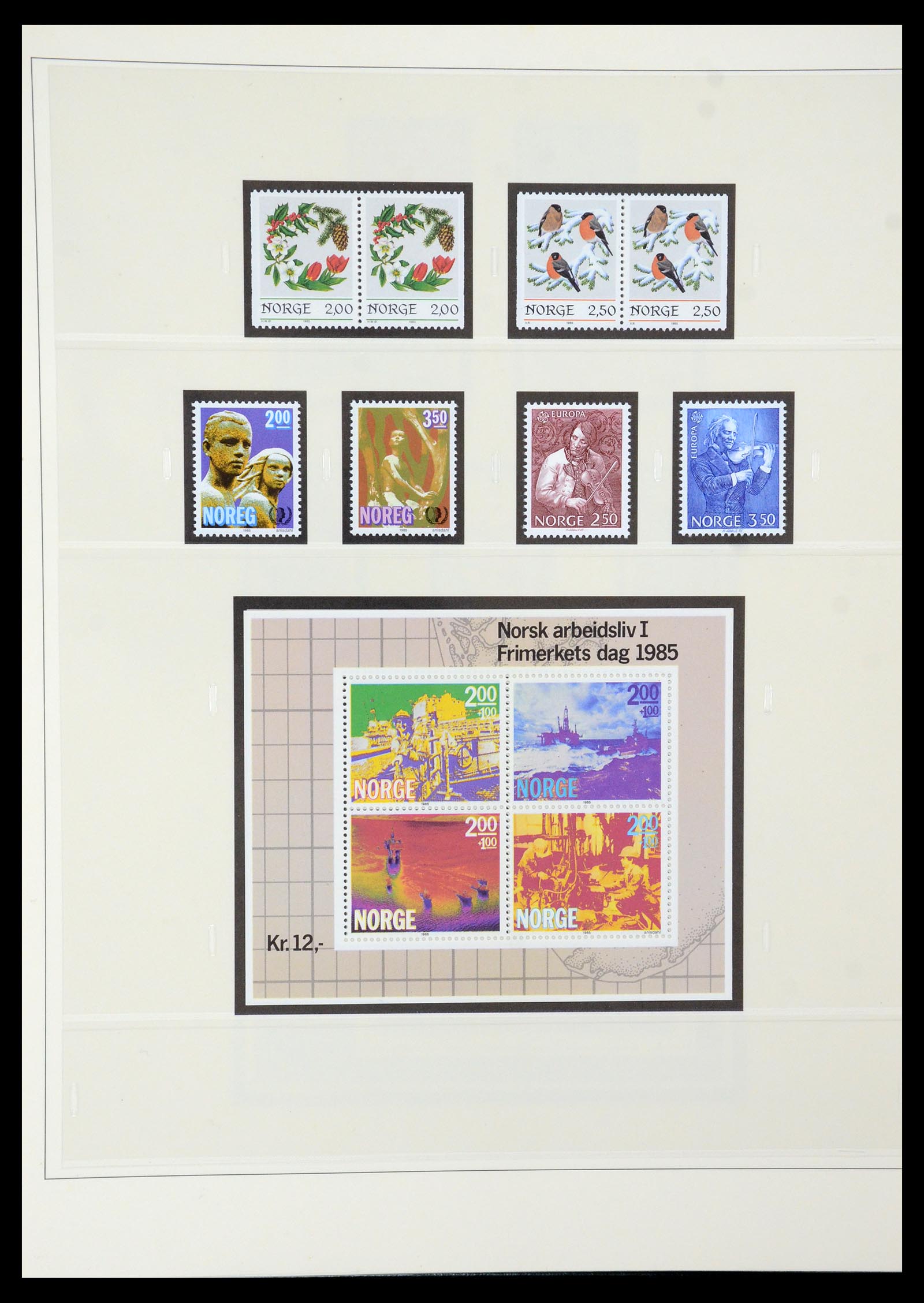 35309 064 - Postzegelverzameling 35309 Noorwegen 1945-1998.