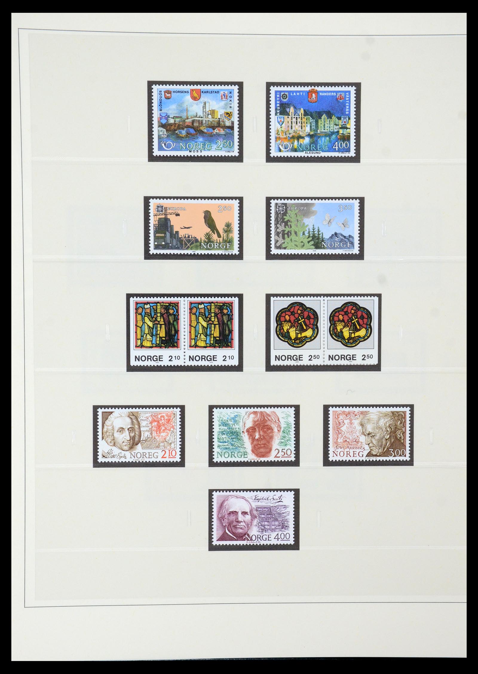 35309 066 - Postzegelverzameling 35309 Noorwegen 1945-1998.