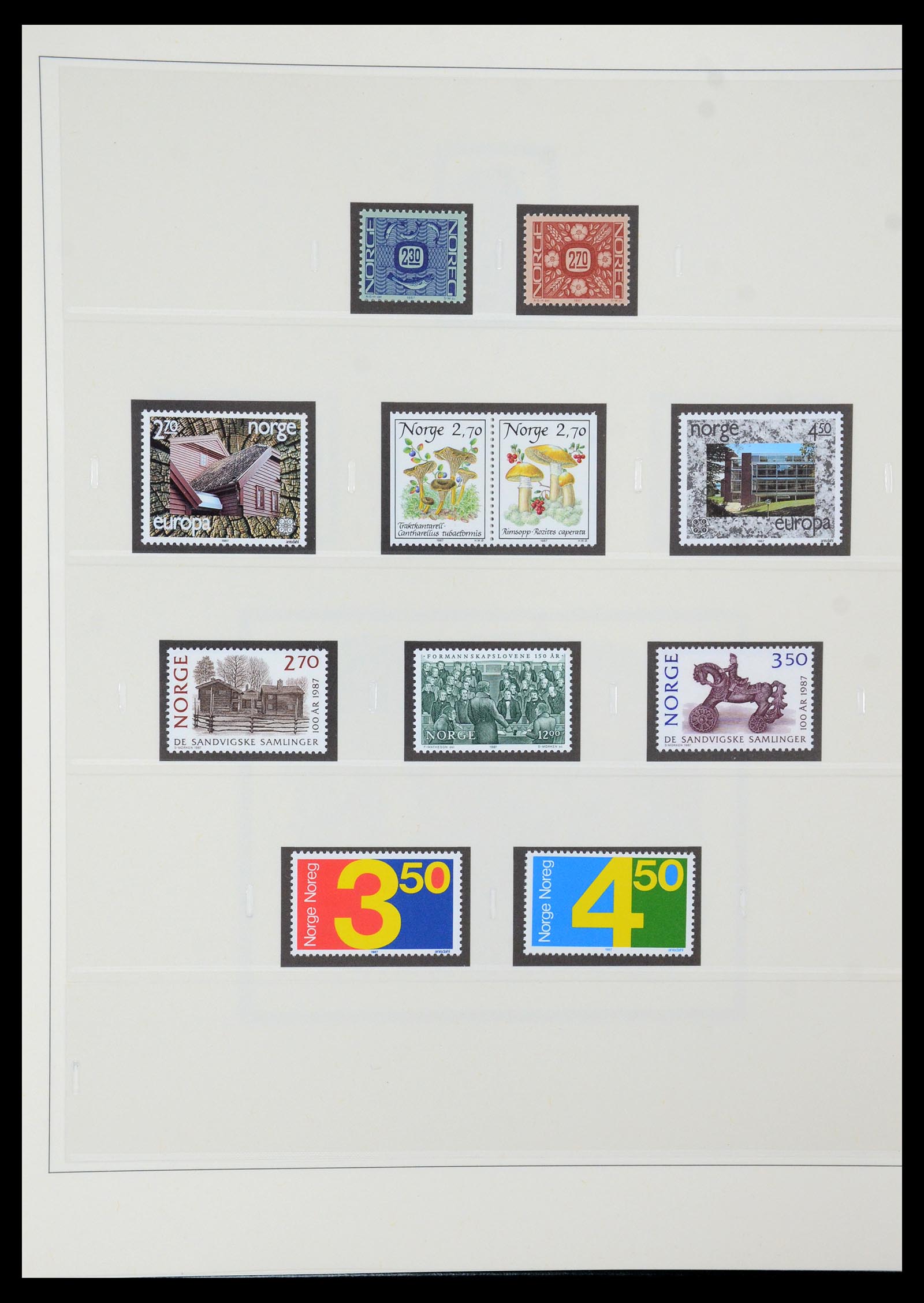 35309 067 - Postzegelverzameling 35309 Noorwegen 1945-1998.