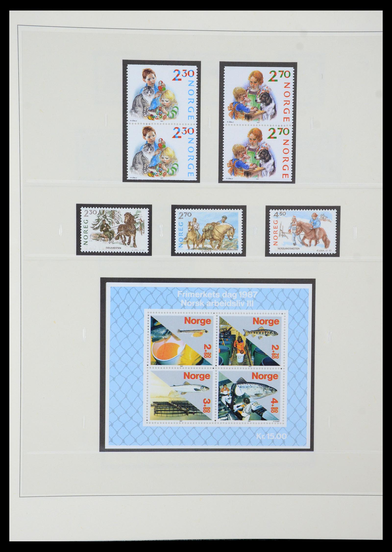 35309 069 - Postzegelverzameling 35309 Noorwegen 1945-1998.