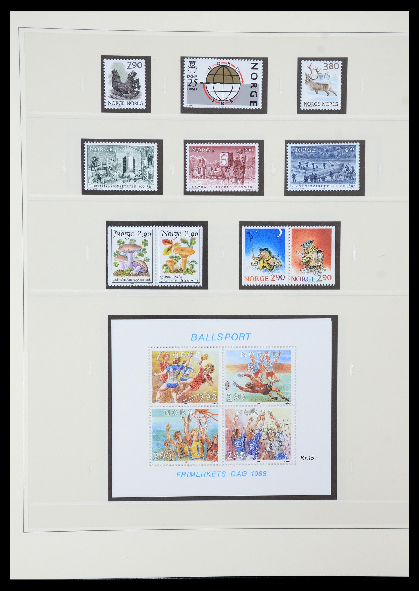 35309 070 - Postzegelverzameling 35309 Noorwegen 1945-1998.