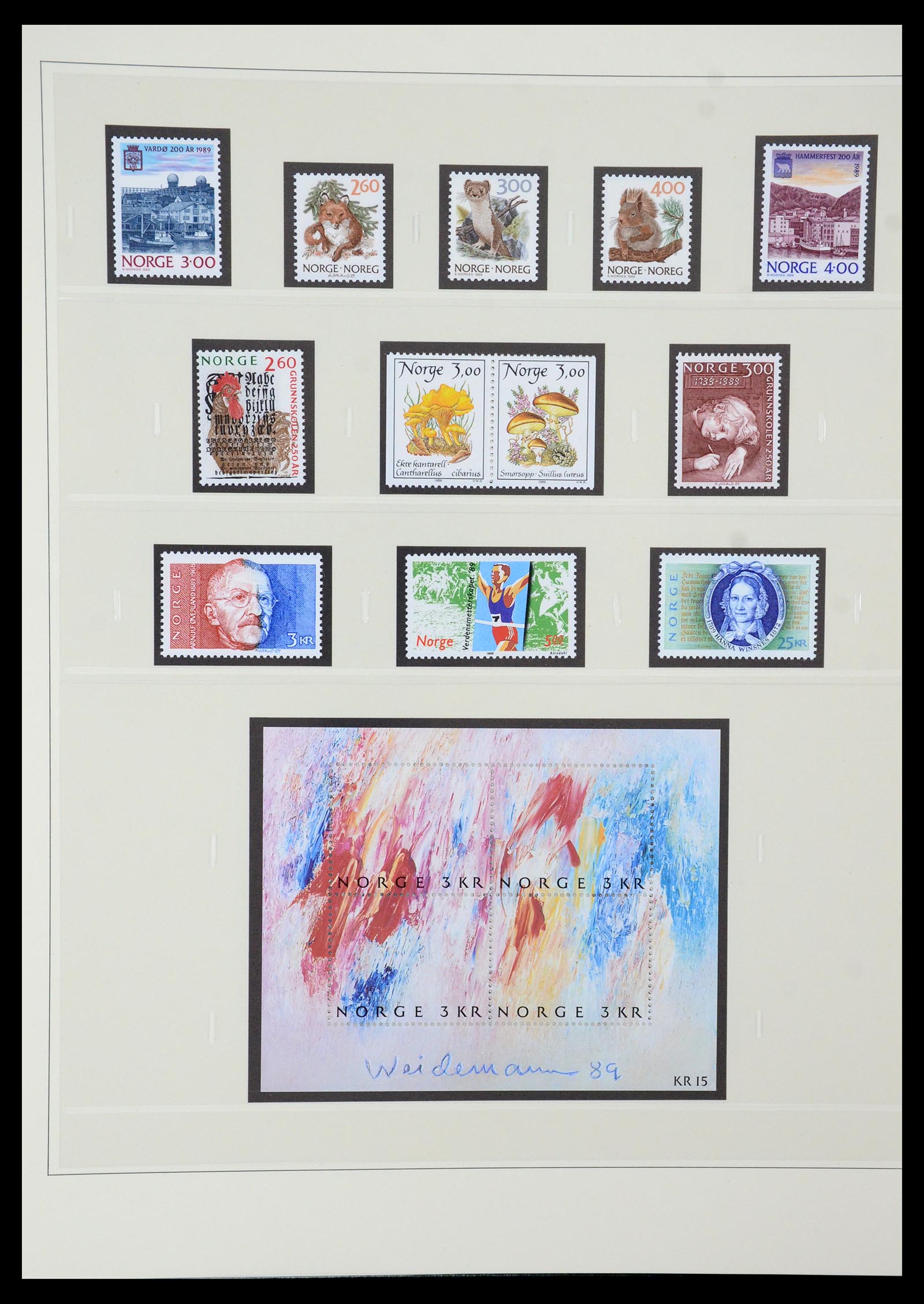 35309 072 - Postzegelverzameling 35309 Noorwegen 1945-1998.