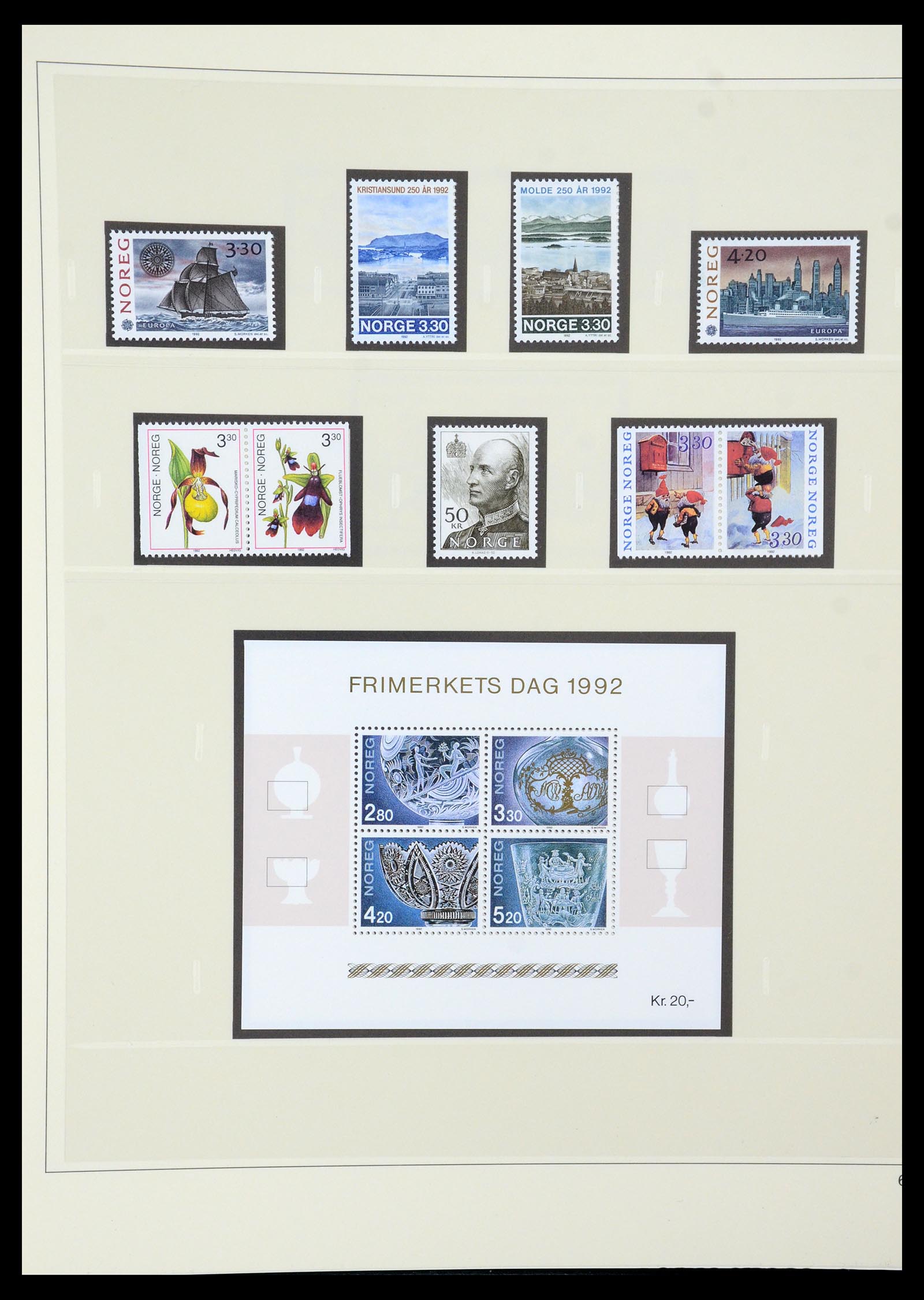 35309 079 - Postzegelverzameling 35309 Noorwegen 1945-1998.
