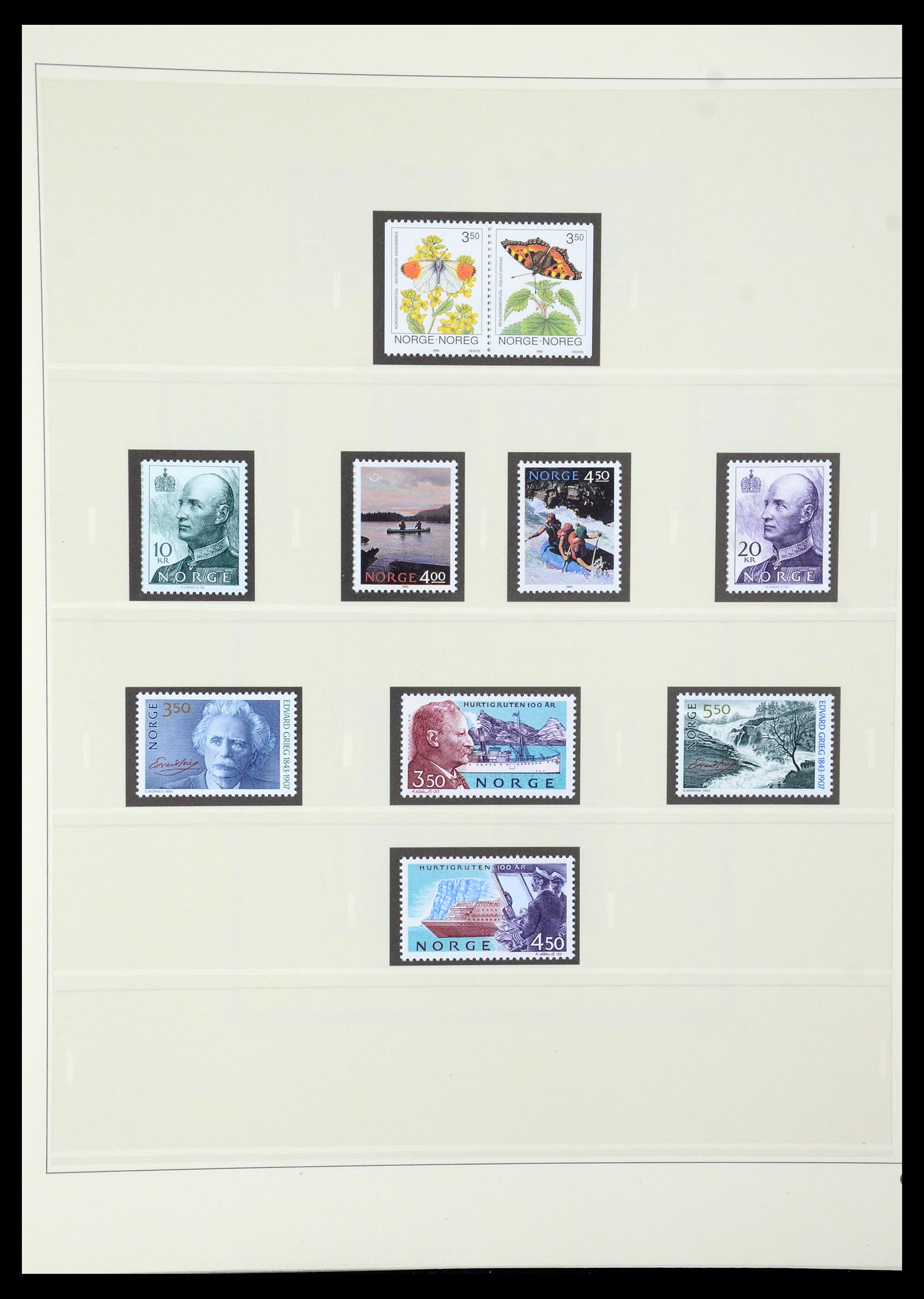 35309 081 - Postzegelverzameling 35309 Noorwegen 1945-1998.