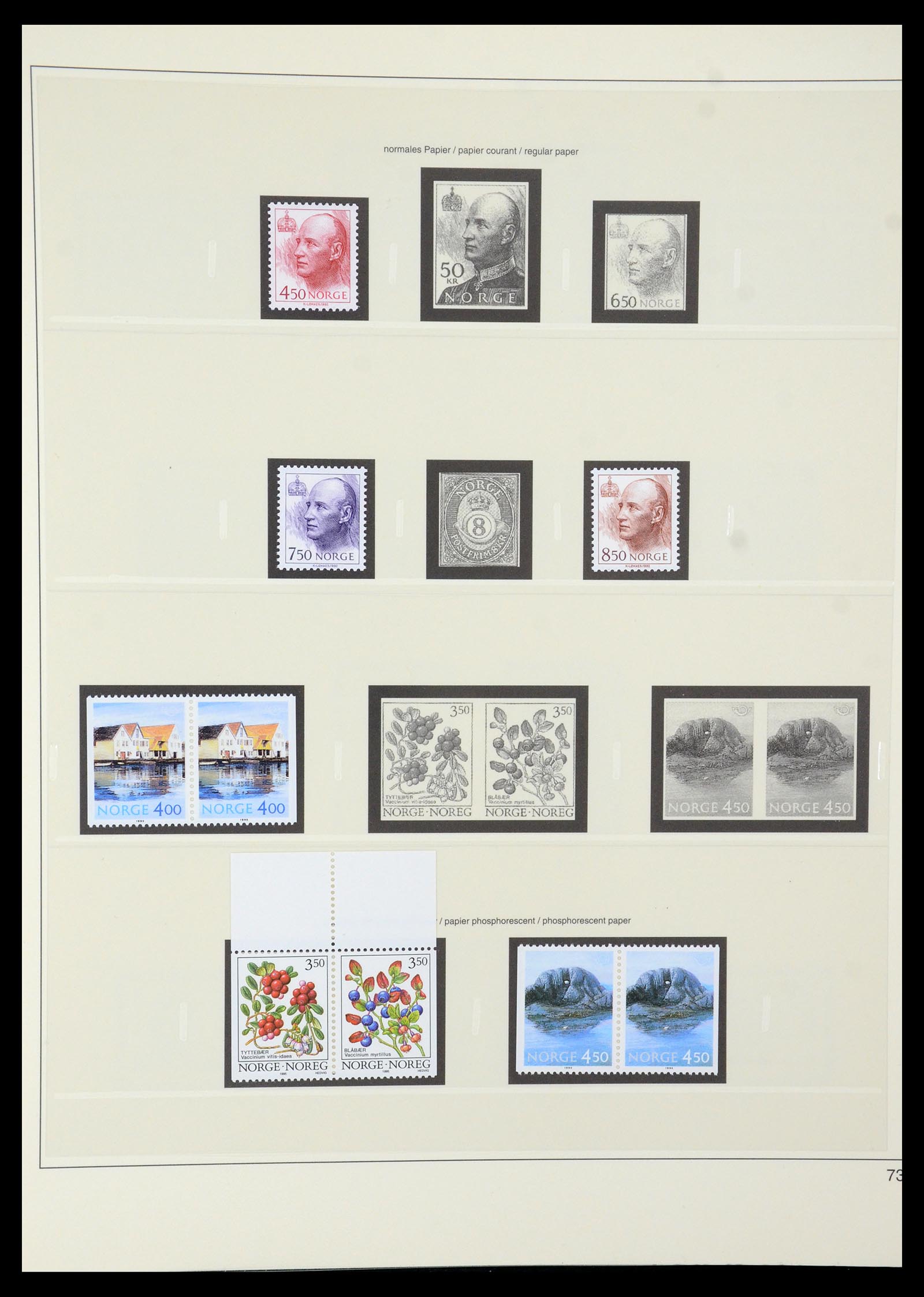 35309 087 - Postzegelverzameling 35309 Noorwegen 1945-1998.