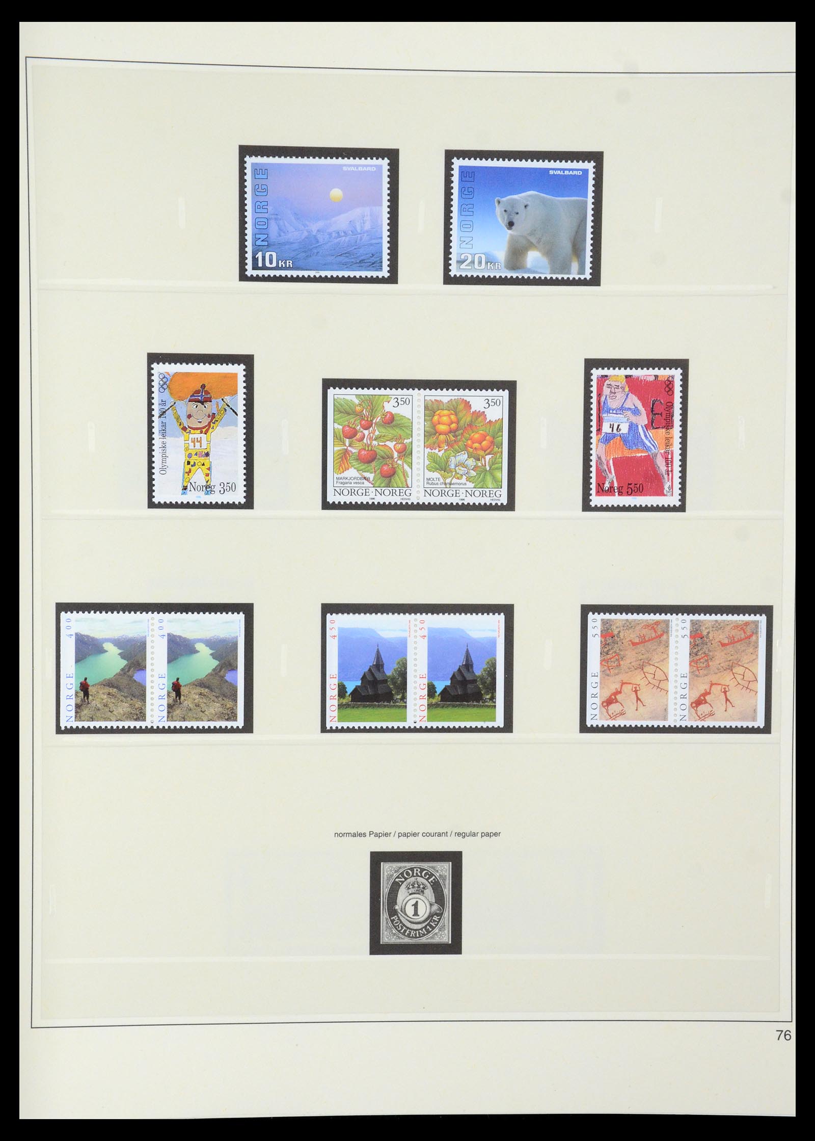 35309 090 - Postzegelverzameling 35309 Noorwegen 1945-1998.