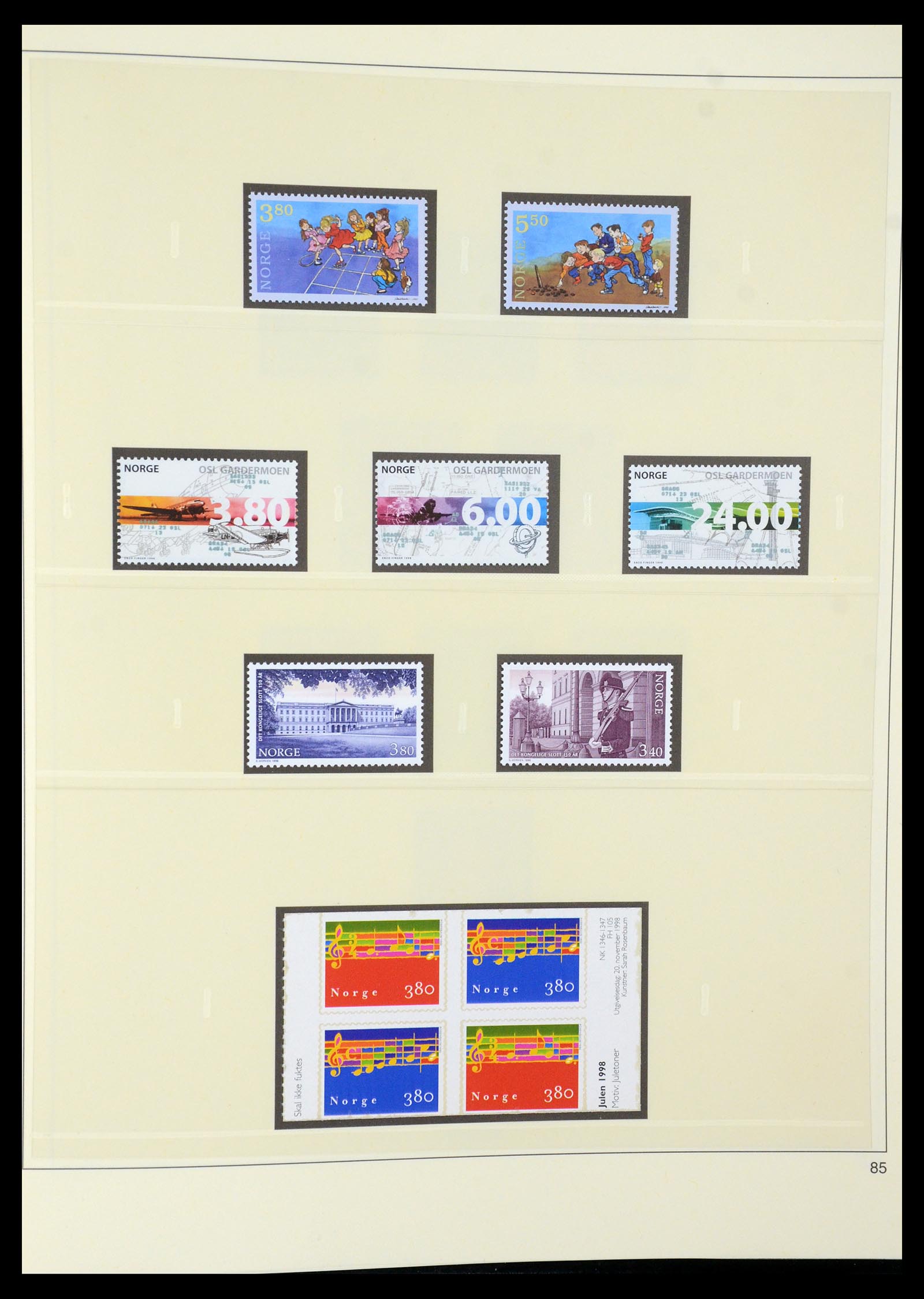 35309 099 - Postzegelverzameling 35309 Noorwegen 1945-1998.