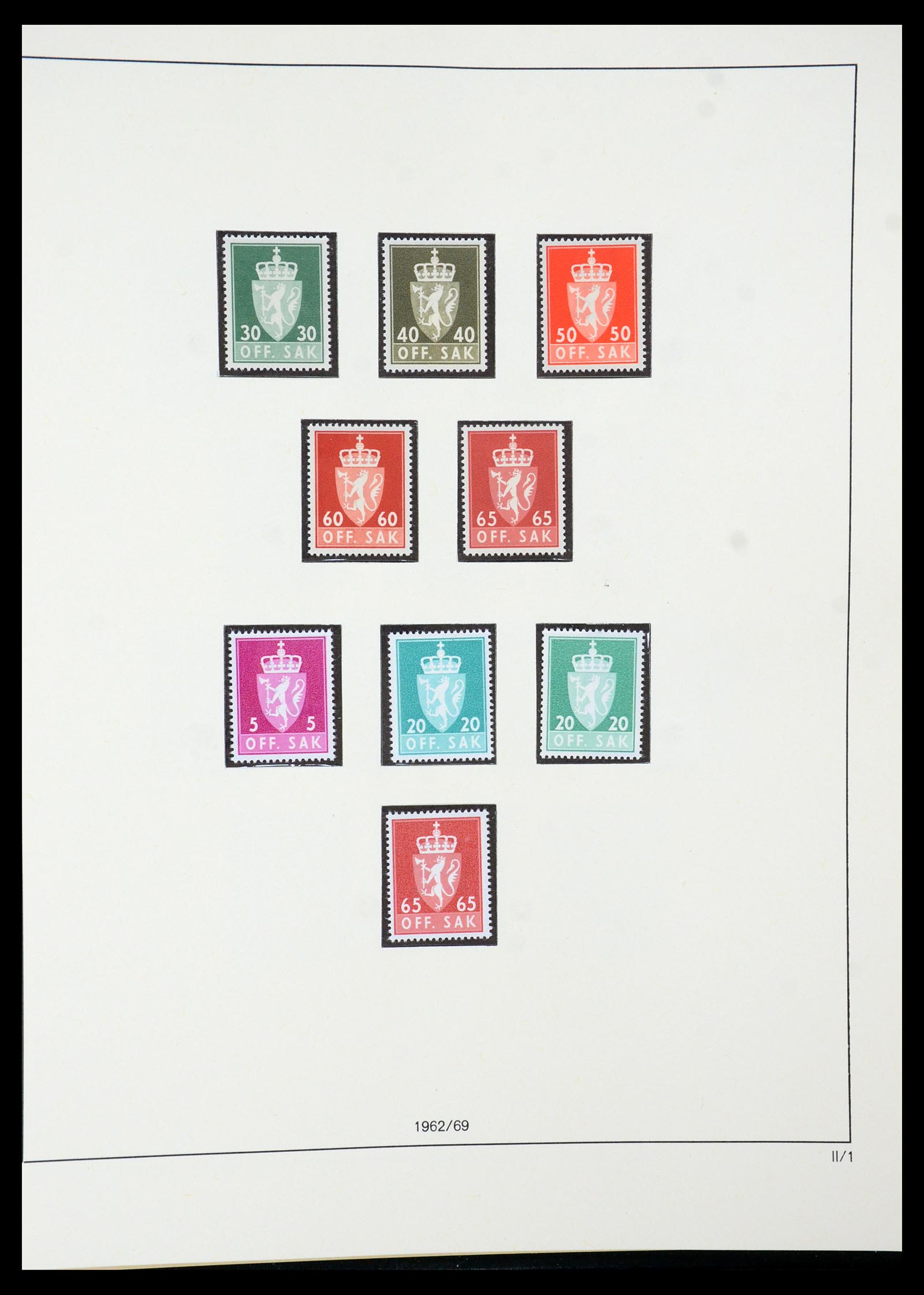 35309 100 - Postzegelverzameling 35309 Noorwegen 1945-1998.