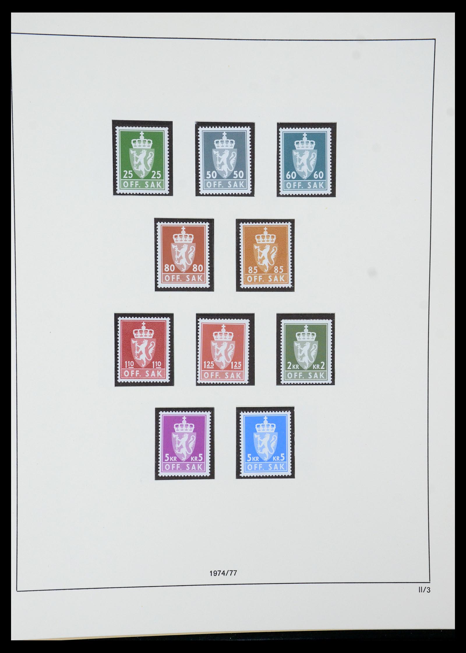 35309 102 - Postzegelverzameling 35309 Noorwegen 1945-1998.