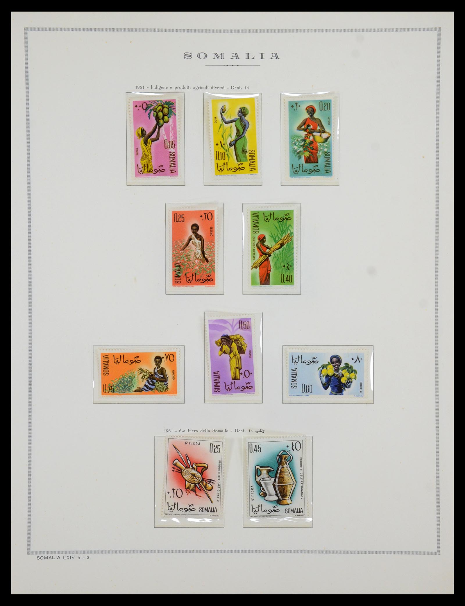 35314 003 - Postzegelverzameling 35314 Libië en Somalië 1952-1982.