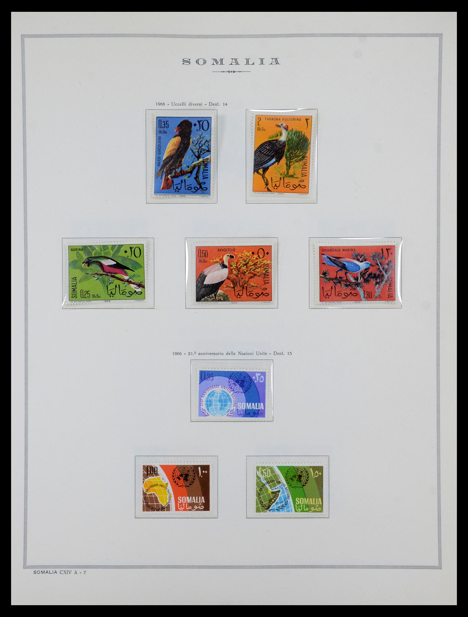 35314 008 - Postzegelverzameling 35314 Libië en Somalië 1952-1982.