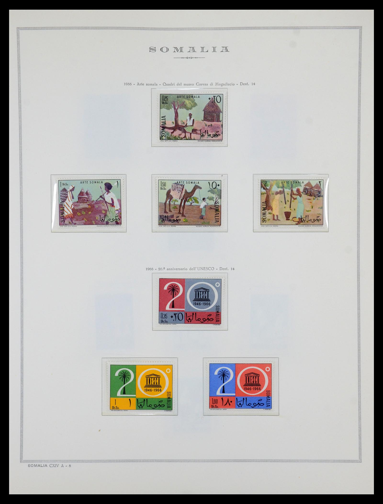 35314 009 - Stamp Collection 35314 Libya and Somalia 1952-1982.