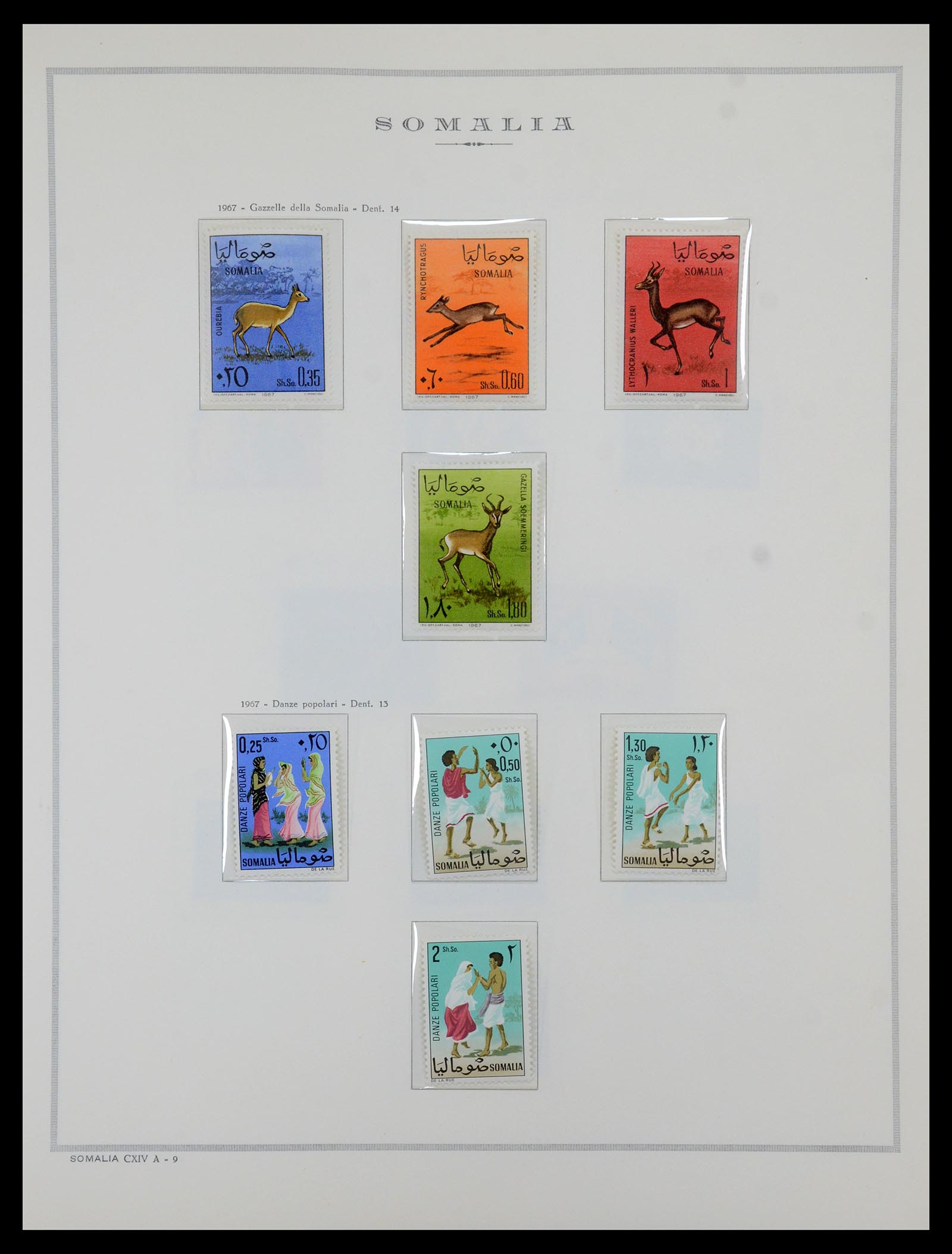 35314 010 - Postzegelverzameling 35314 Libië en Somalië 1952-1982.