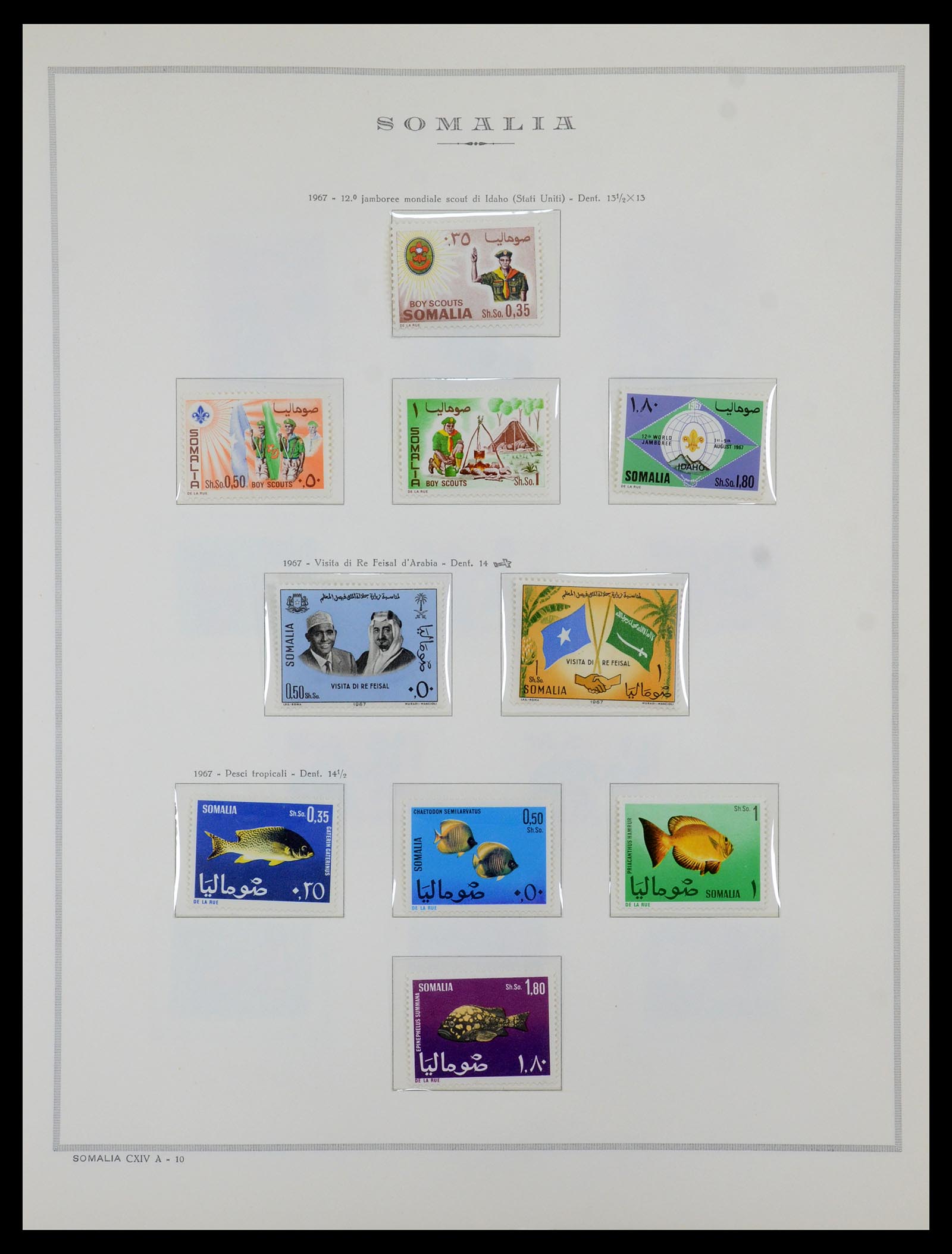 35314 011 - Postzegelverzameling 35314 Libië en Somalië 1952-1982.