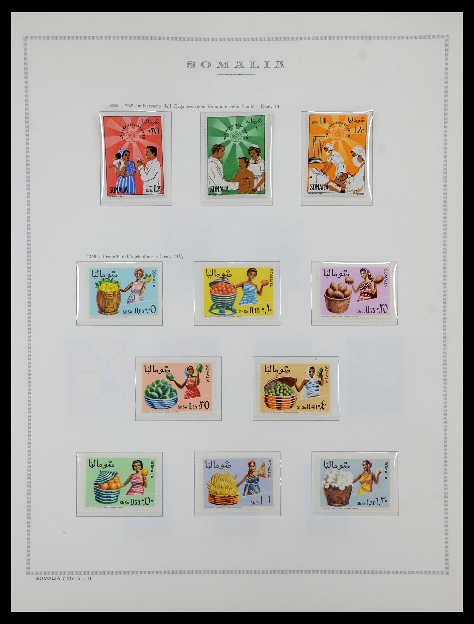 35314 012 - Postzegelverzameling 35314 Libië en Somalië 1952-1982.