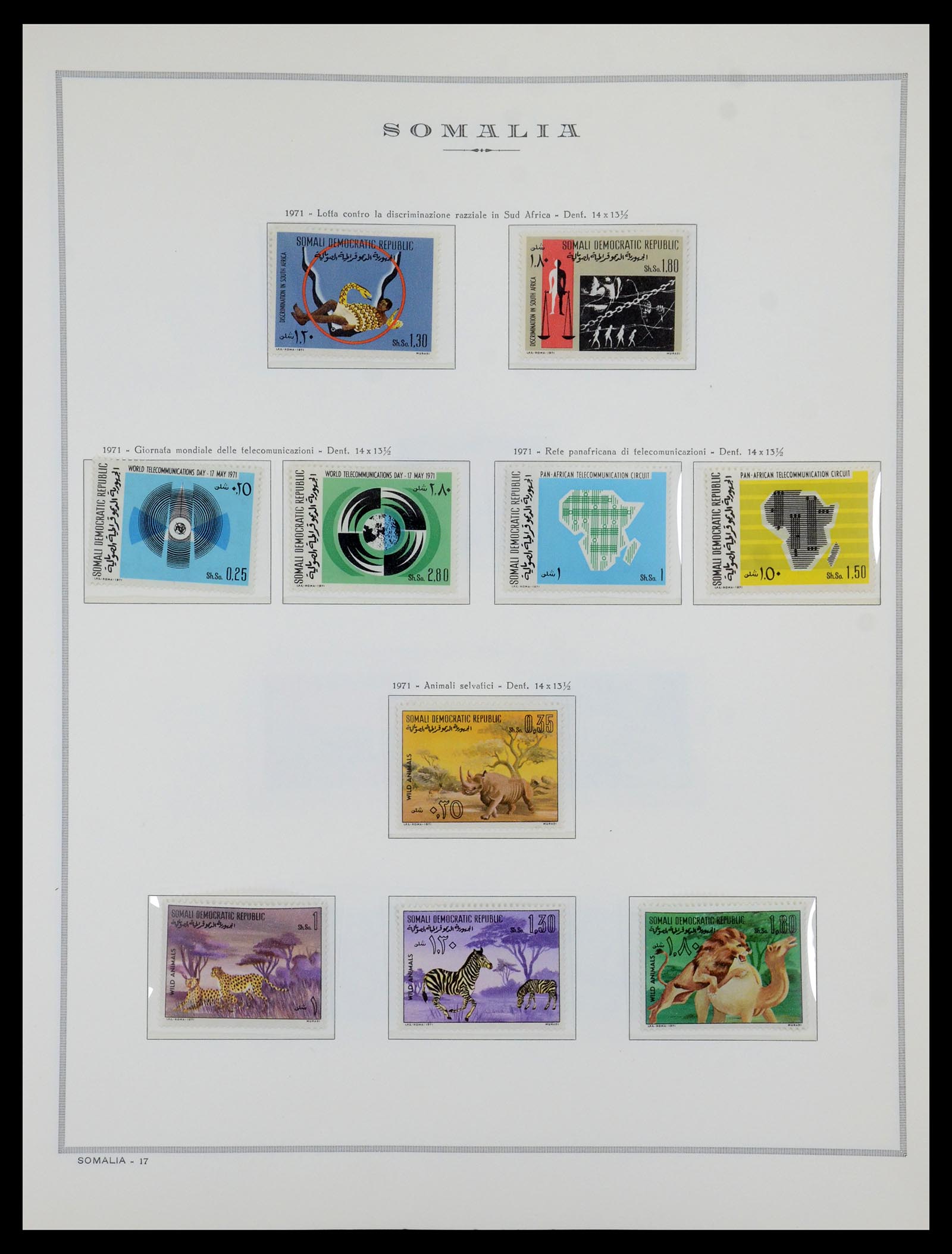 35314 018 - Stamp Collection 35314 Libya and Somalia 1952-1982.