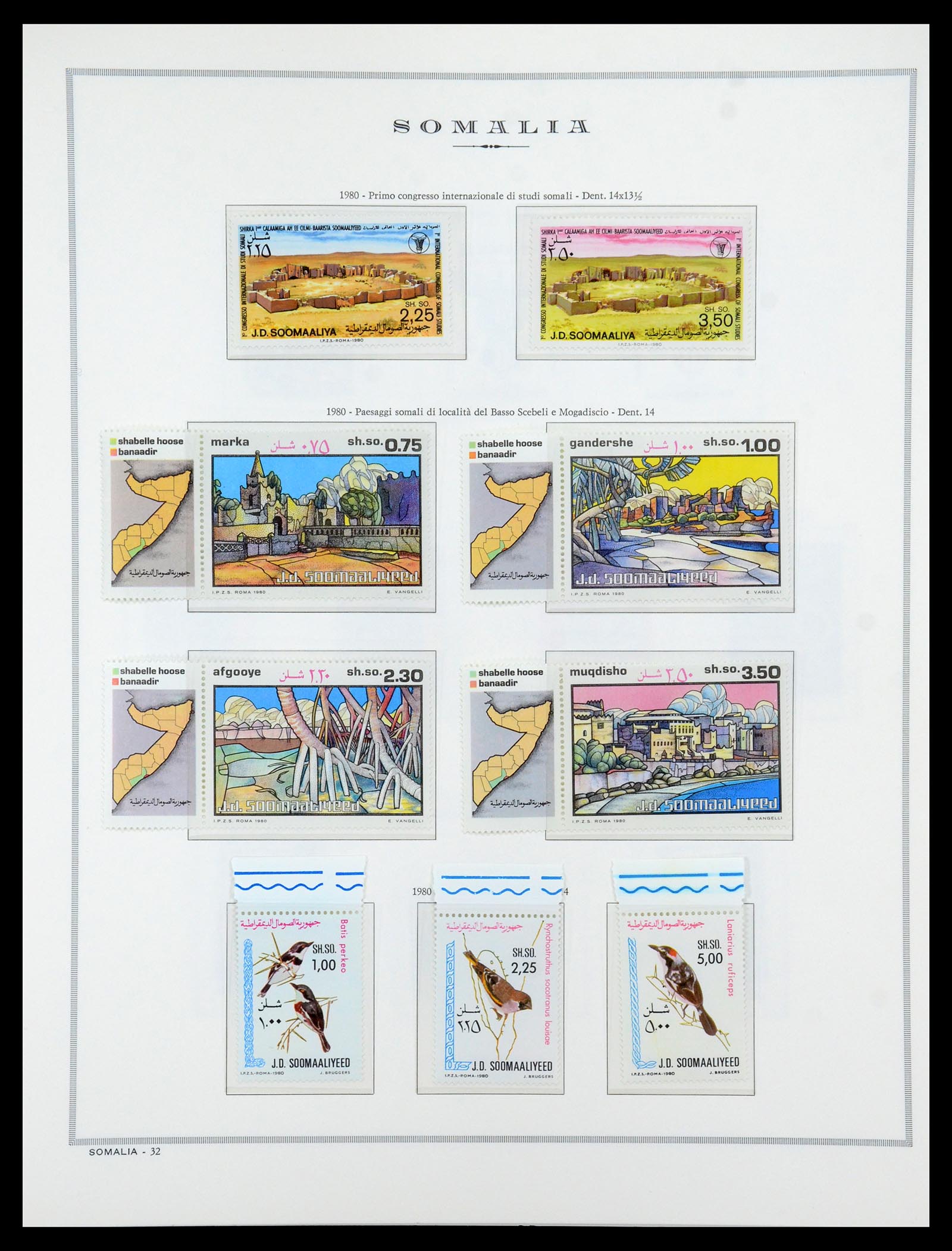 35314 033 - Postzegelverzameling 35314 Libië en Somalië 1952-1982.
