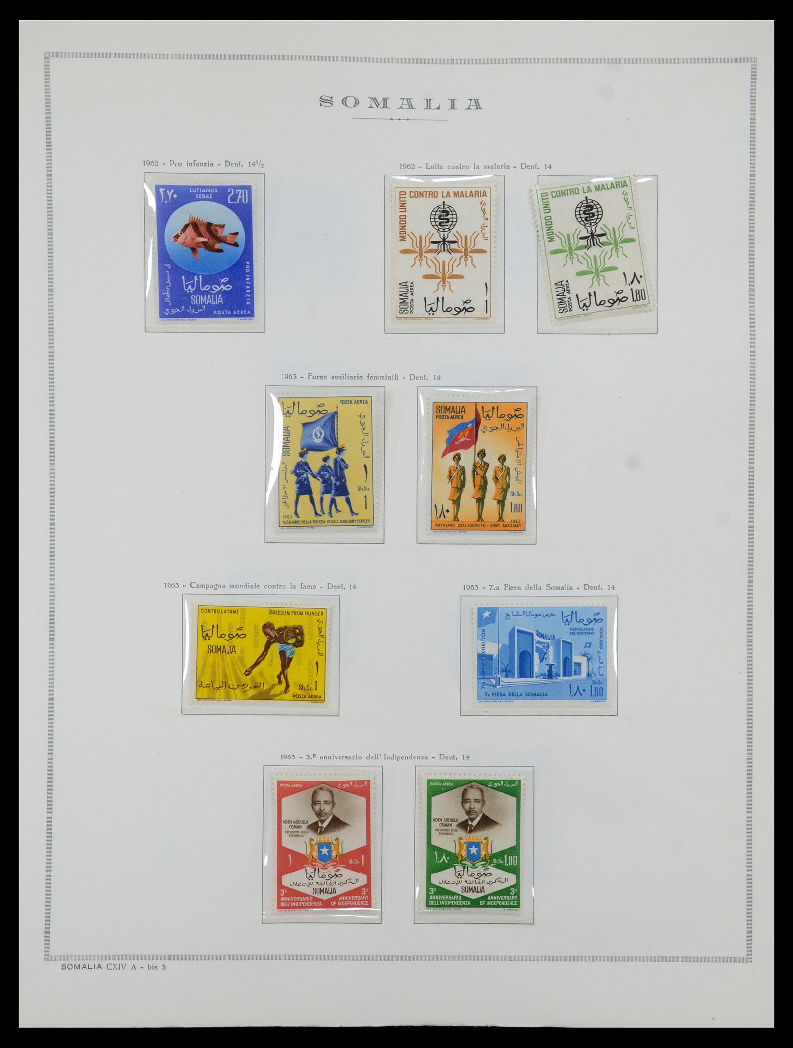 35314 039 - Postzegelverzameling 35314 Libië en Somalië 1952-1982.