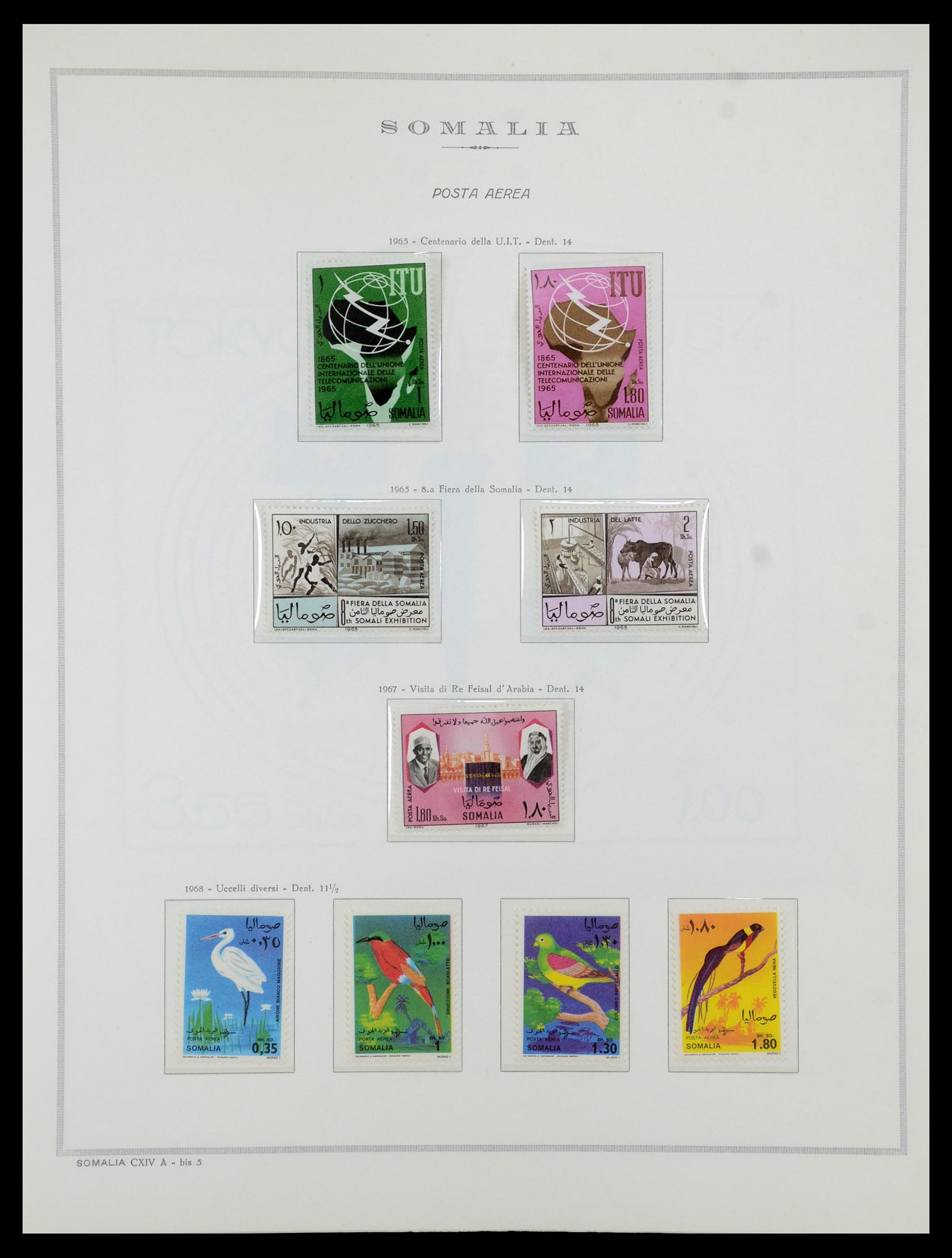 35314 041 - Postzegelverzameling 35314 Libië en Somalië 1952-1982.