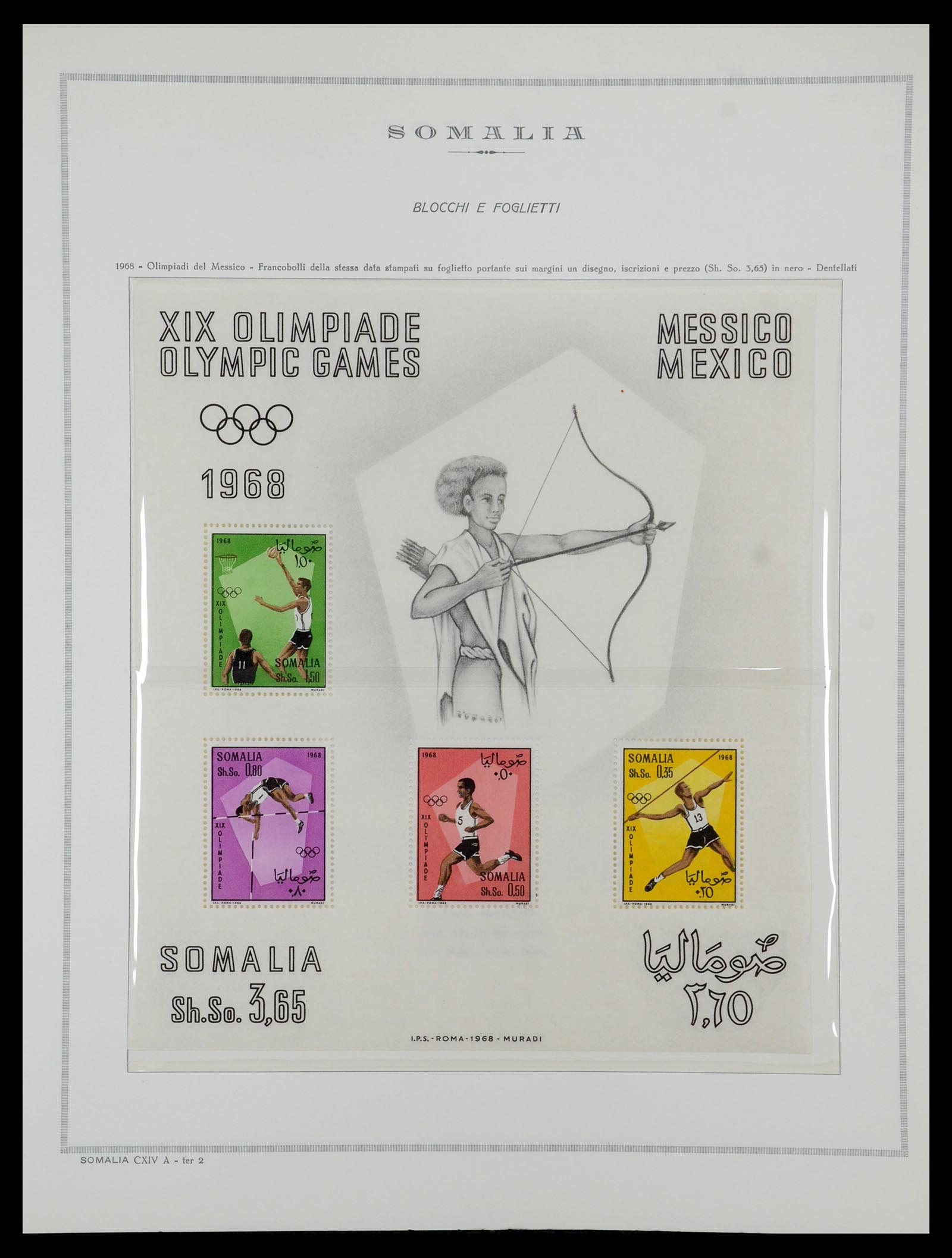 35314 043 - Postzegelverzameling 35314 Libië en Somalië 1952-1982.