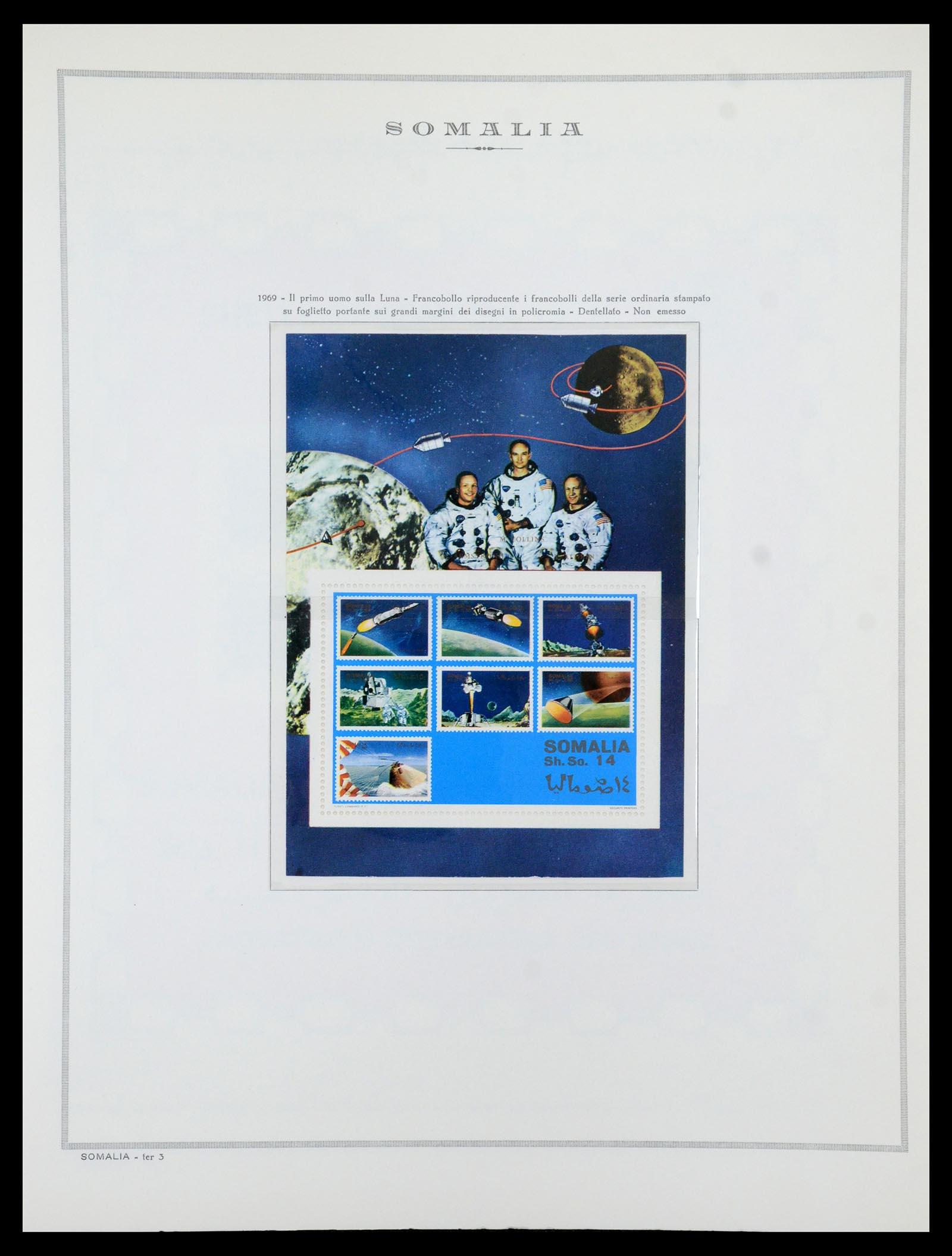 35314 044 - Postzegelverzameling 35314 Libië en Somalië 1952-1982.
