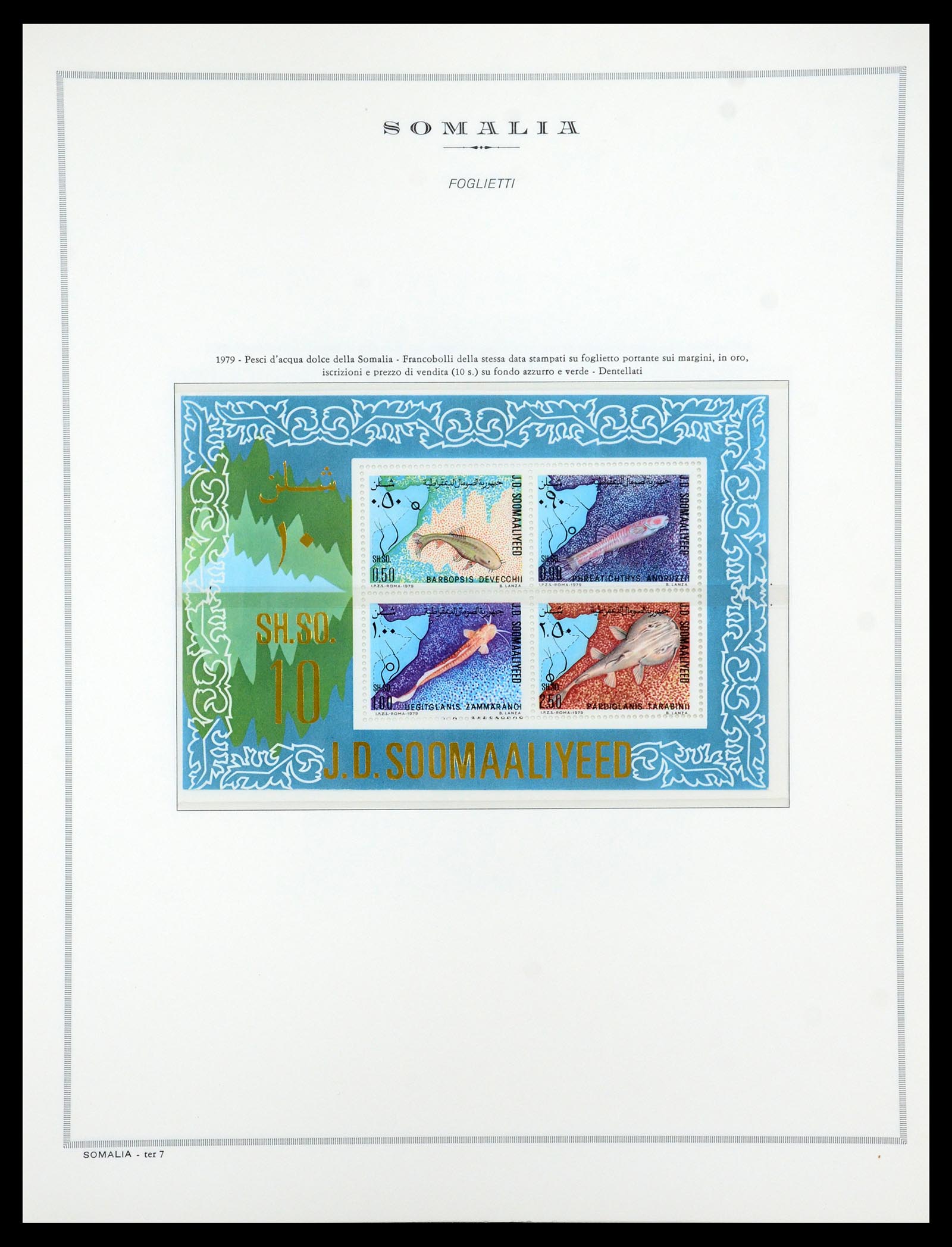 35314 048 - Postzegelverzameling 35314 Libië en Somalië 1952-1982.
