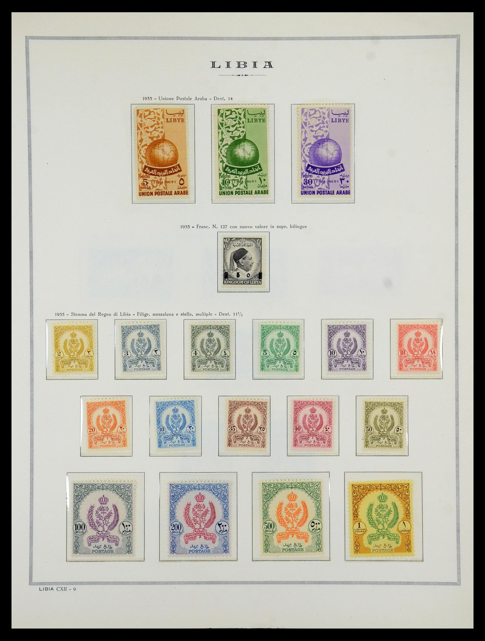 35314 053 - Postzegelverzameling 35314 Libië en Somalië 1952-1982.