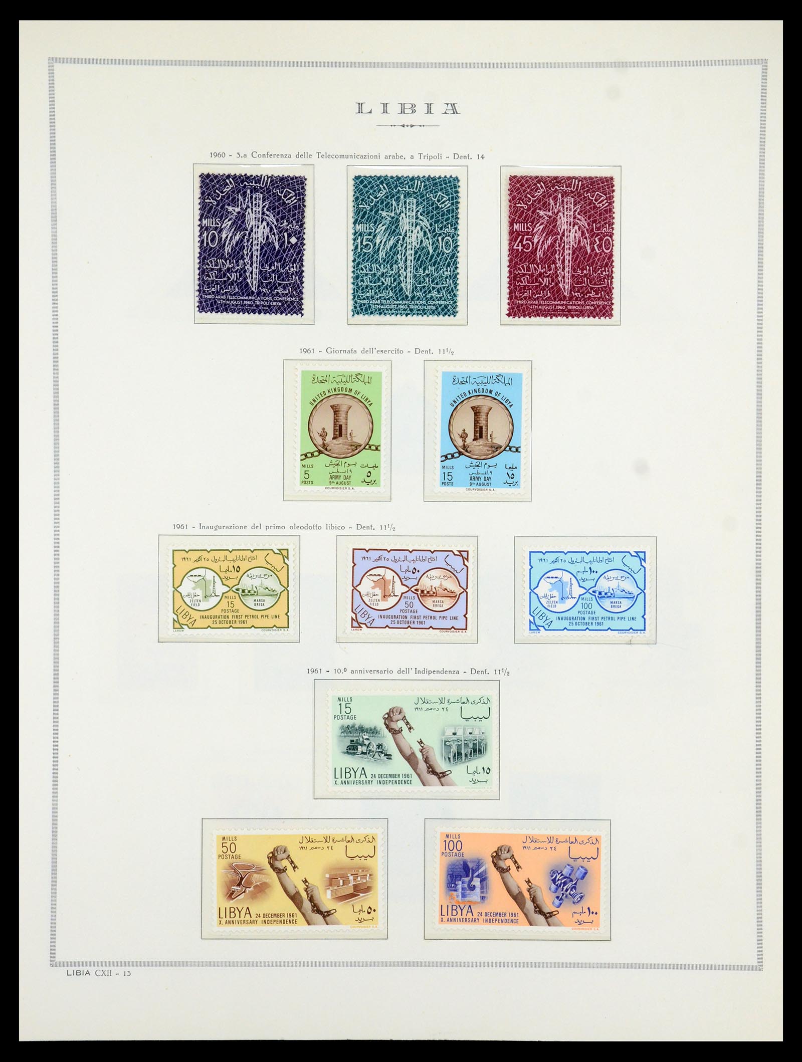 35314 057 - Postzegelverzameling 35314 Libië en Somalië 1952-1982.