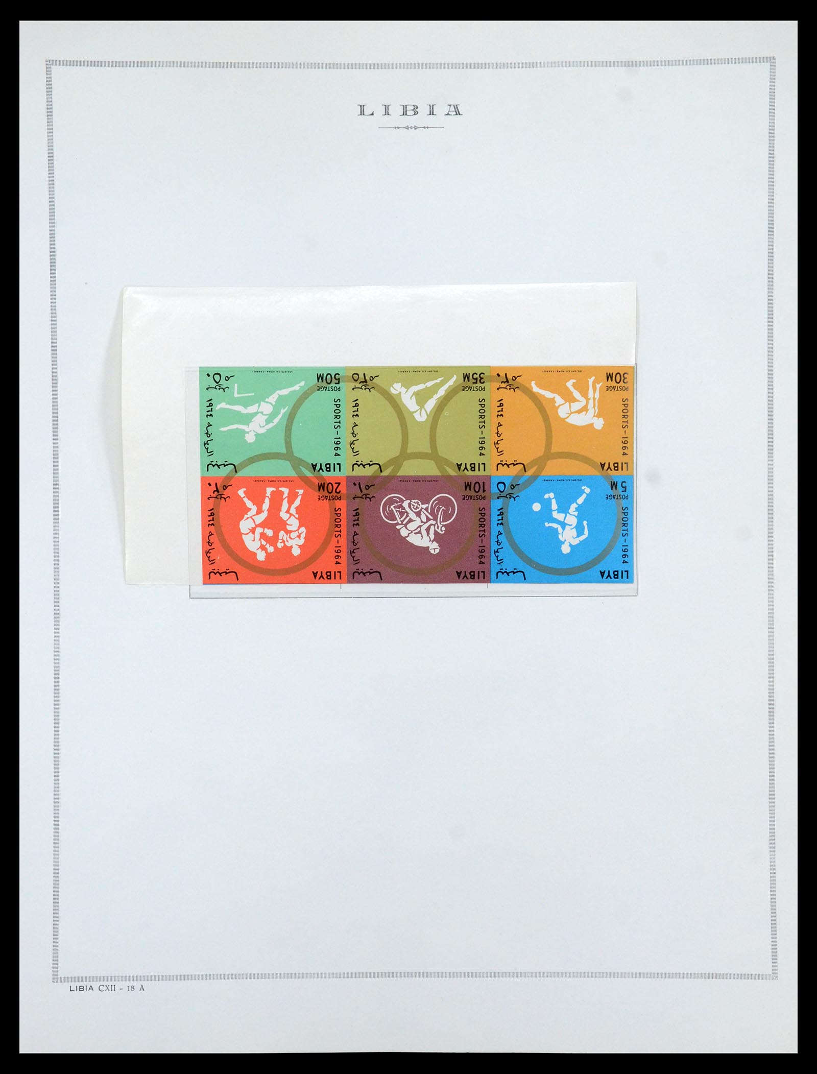 35314 063 - Postzegelverzameling 35314 Libië en Somalië 1952-1982.