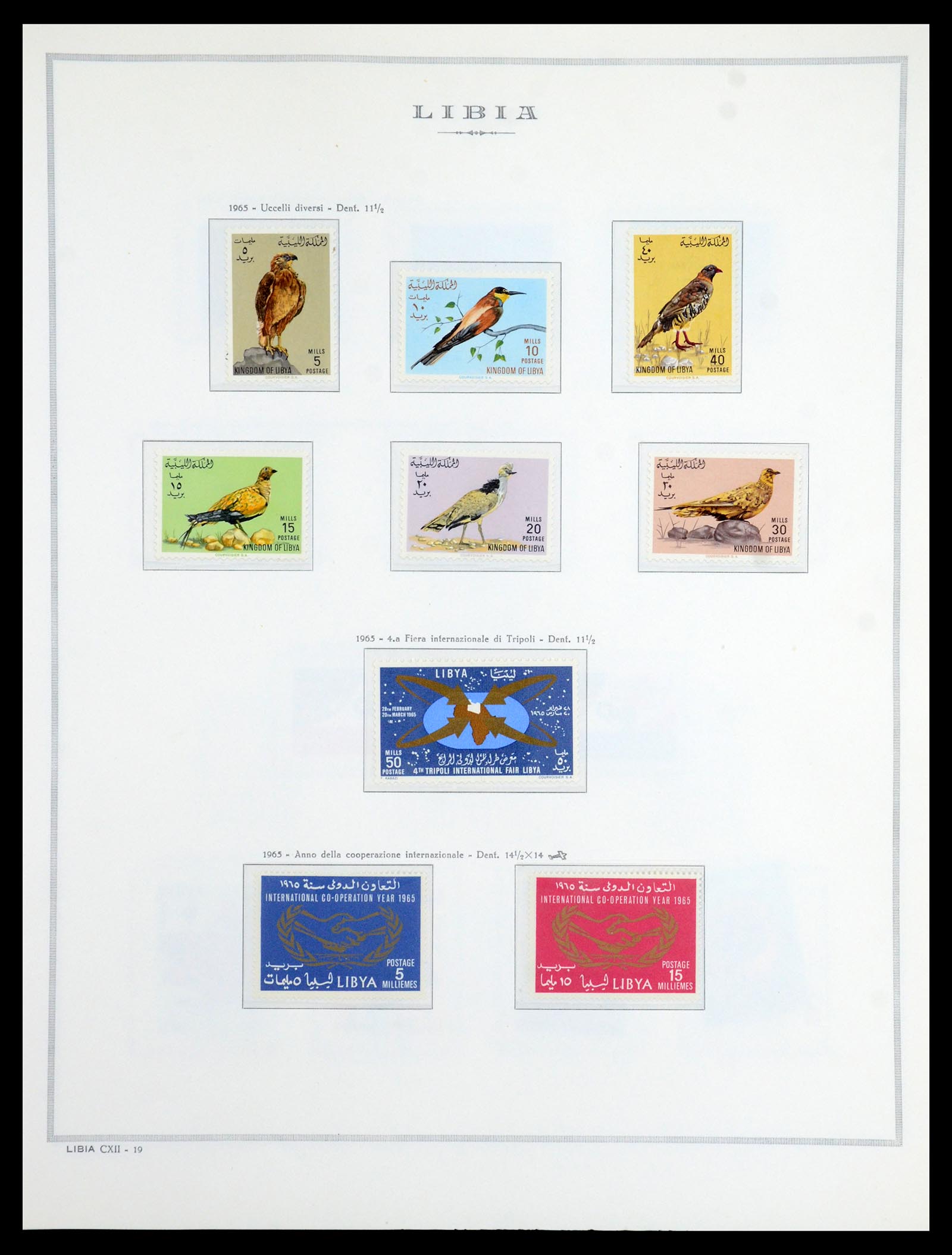 35314 064 - Postzegelverzameling 35314 Libië en Somalië 1952-1982.