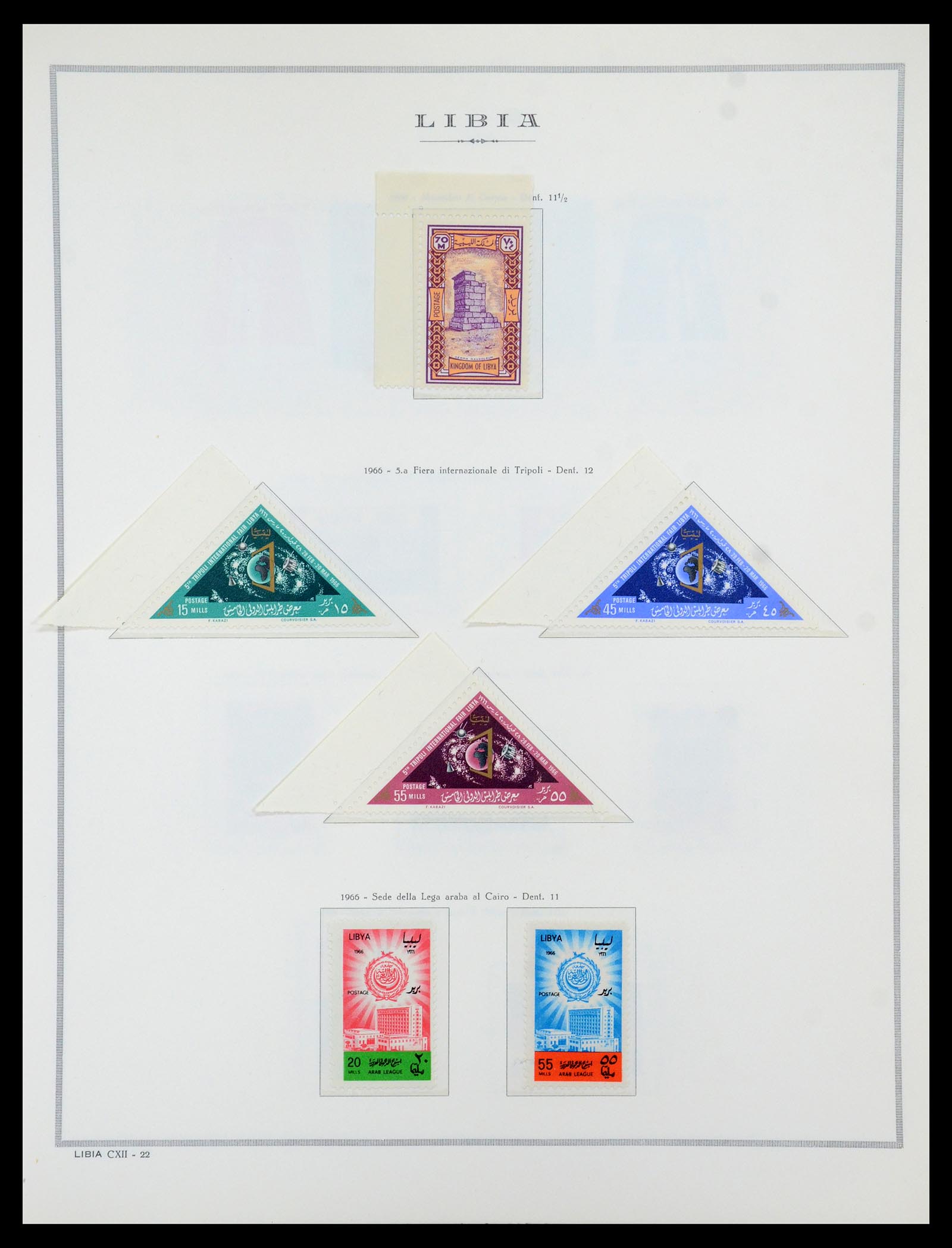 35314 067 - Postzegelverzameling 35314 Libië en Somalië 1952-1982.