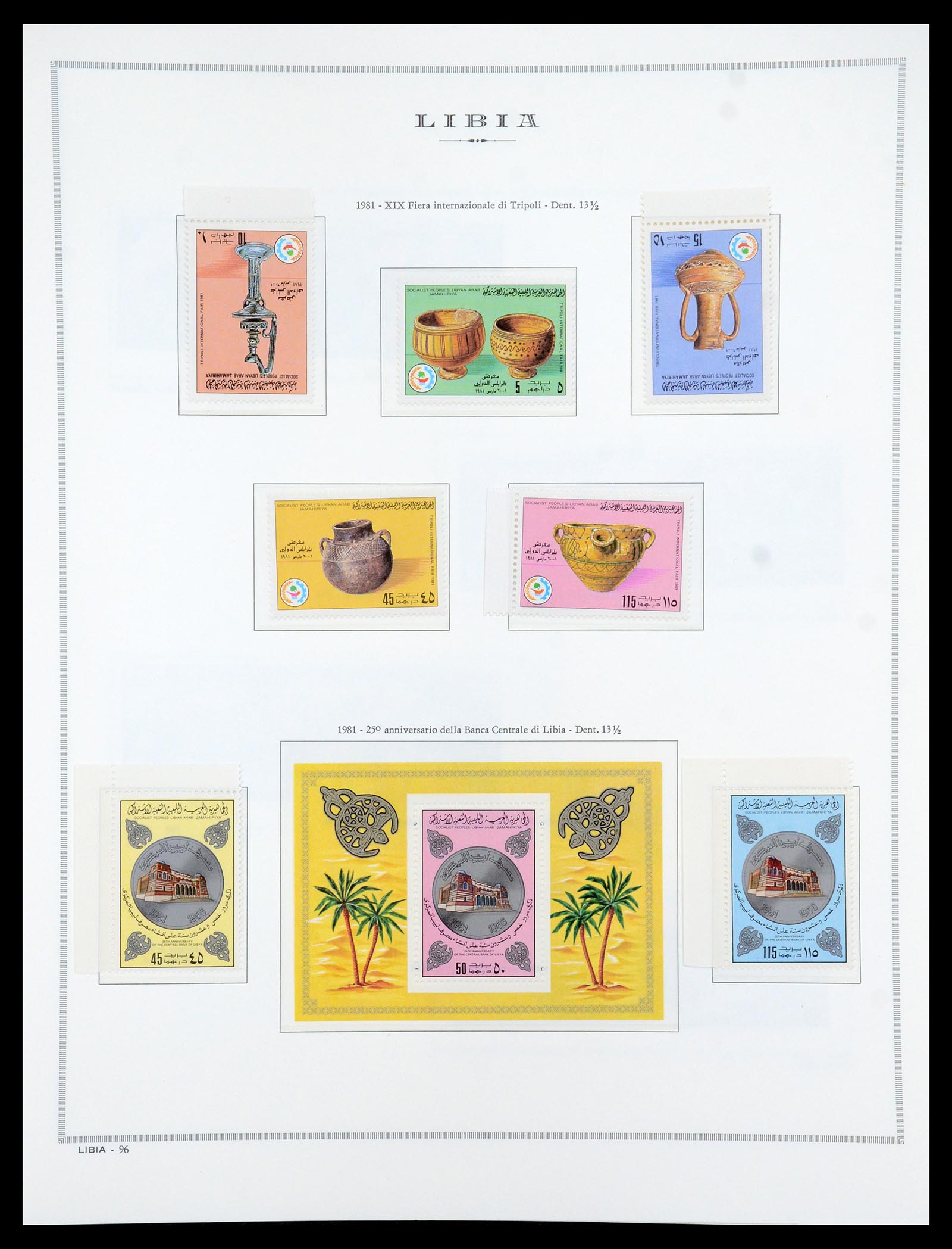 35314 140 - Postzegelverzameling 35314 Libië en Somalië 1952-1982.