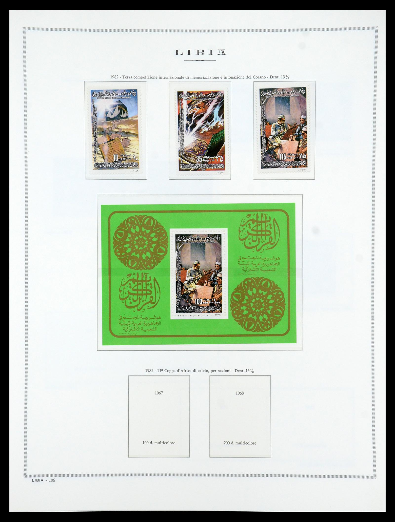 35314 150 - Postzegelverzameling 35314 Libië en Somalië 1952-1982.