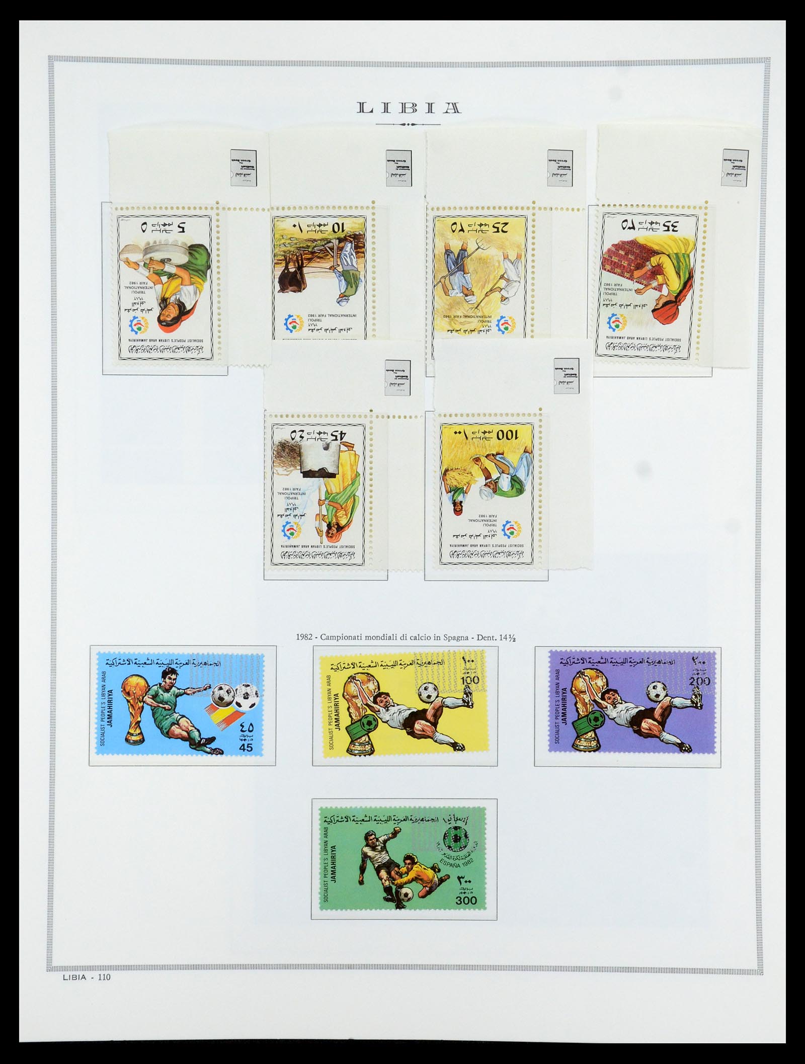 35314 154 - Postzegelverzameling 35314 Libië en Somalië 1952-1982.