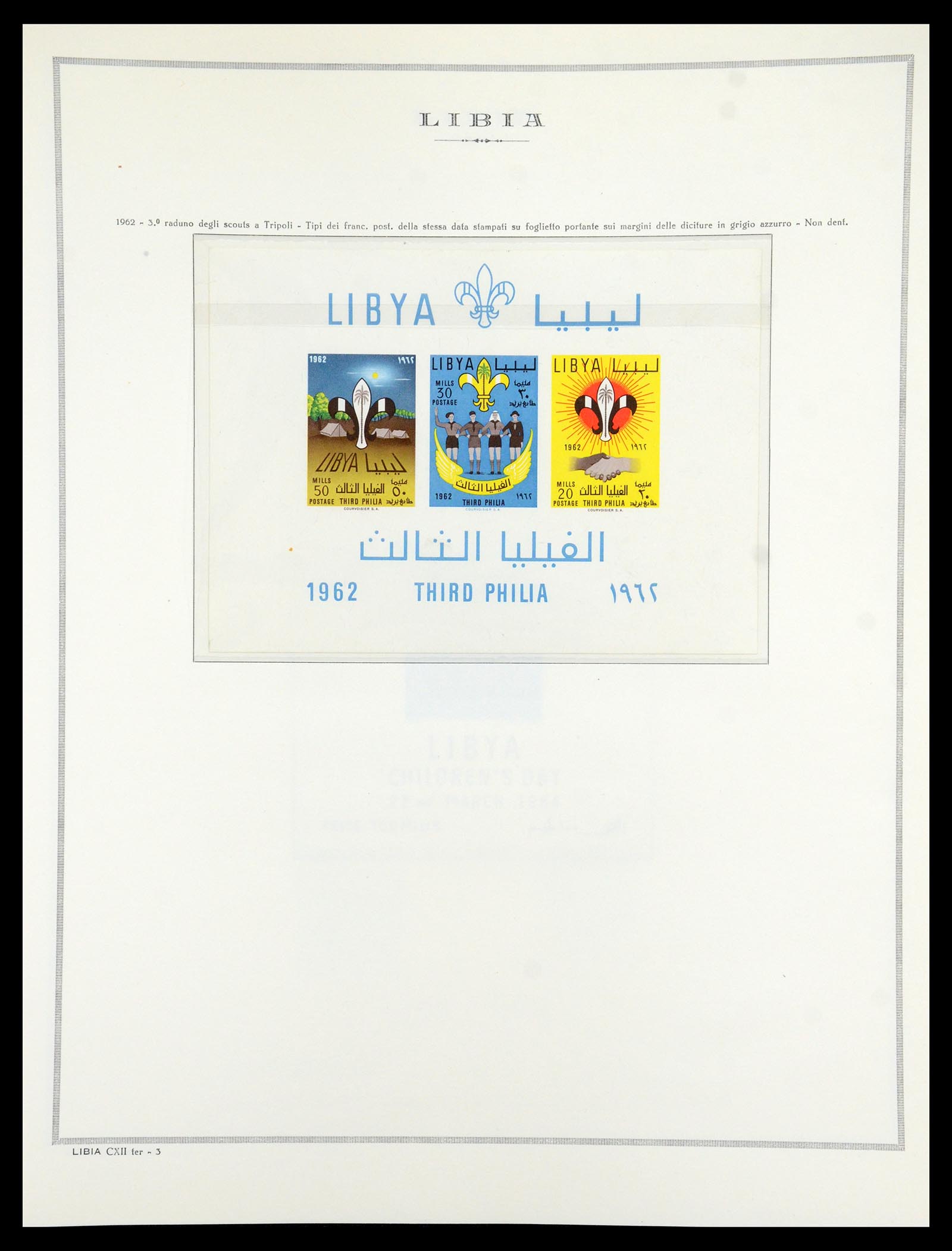 35314 163 - Postzegelverzameling 35314 Libië en Somalië 1952-1982.