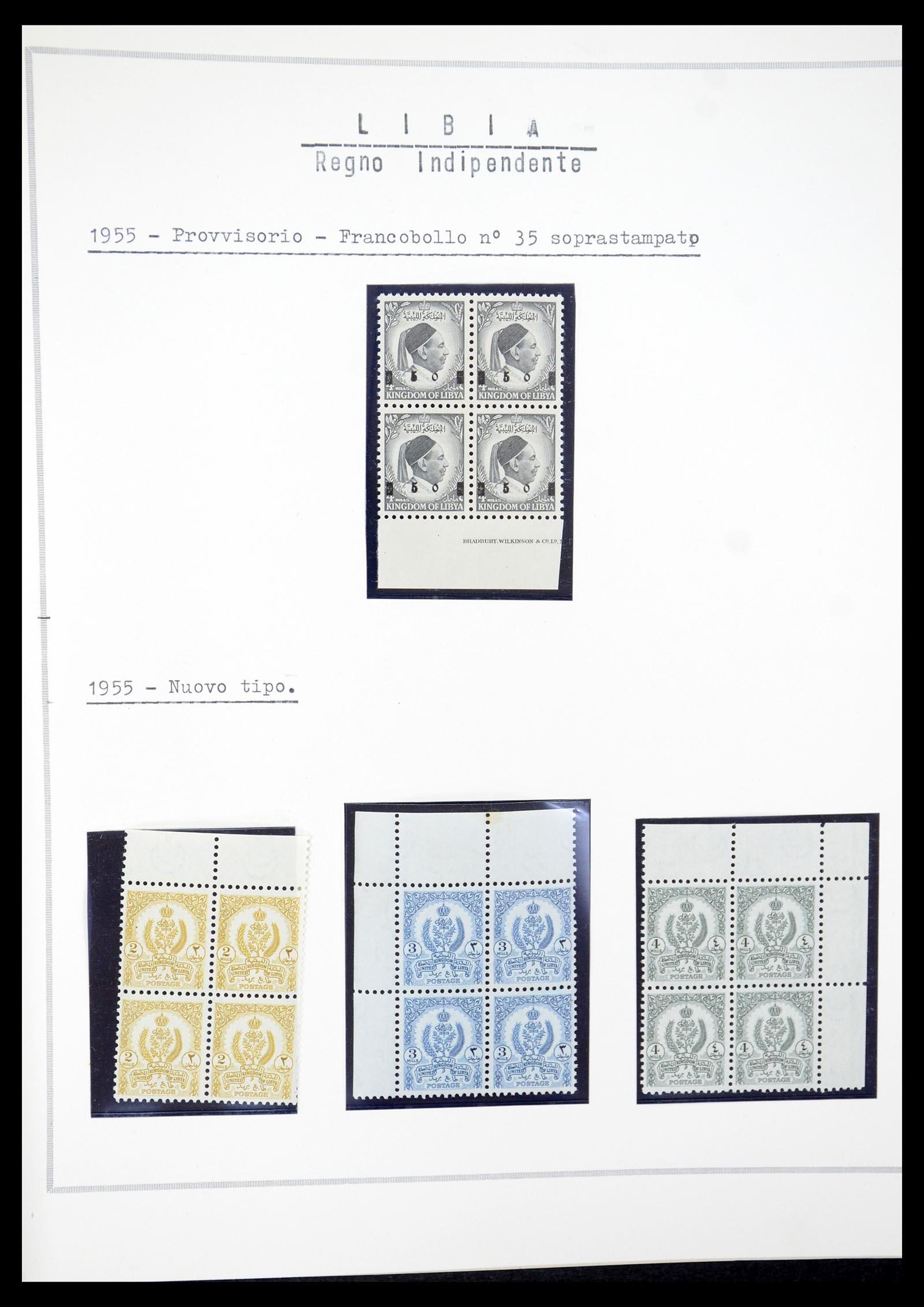 35315 003 - Postzegelverzameling 35315 Libië 1955-1971.