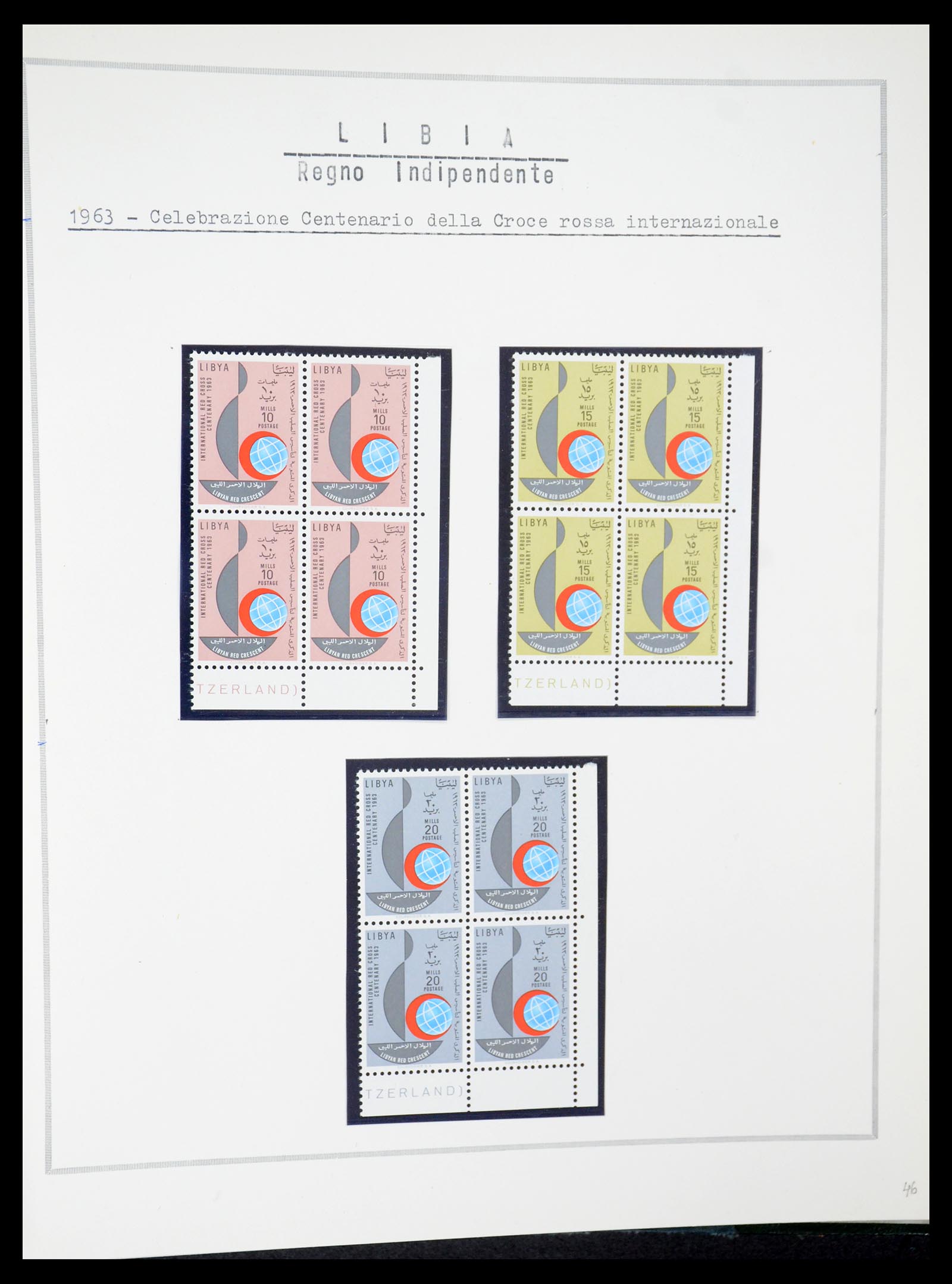35315 029 - Postzegelverzameling 35315 Libië 1955-1971.
