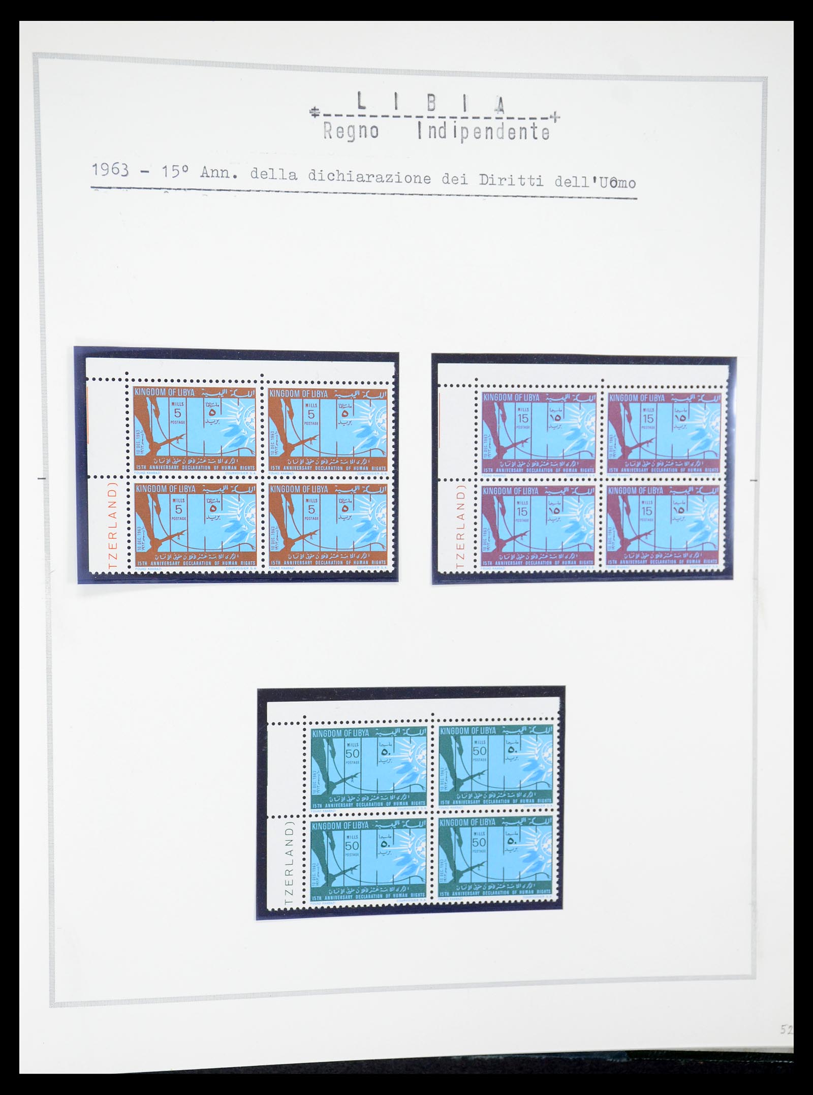 35315 035 - Postzegelverzameling 35315 Libië 1955-1971.