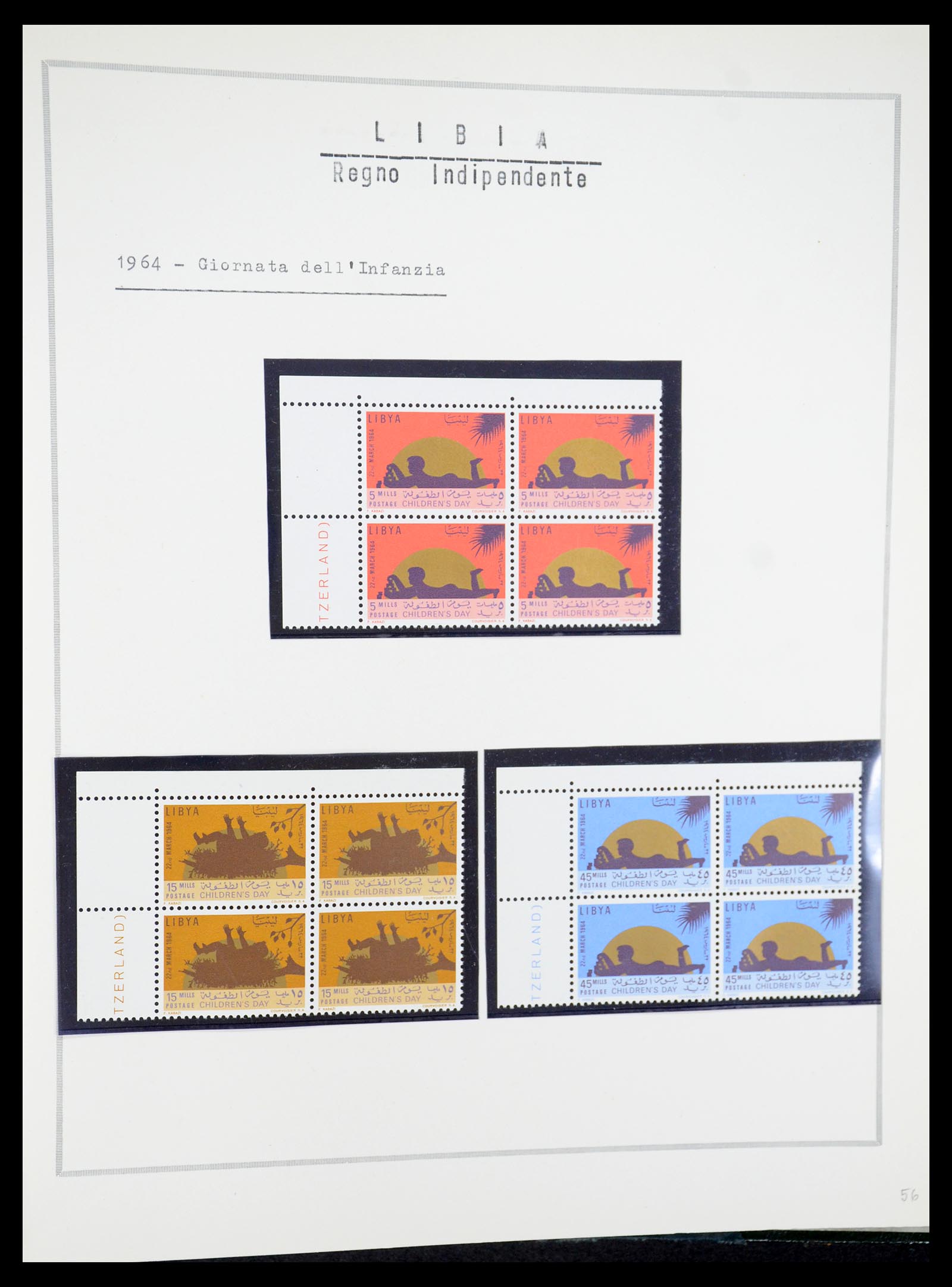 35315 039 - Postzegelverzameling 35315 Libië 1955-1971.