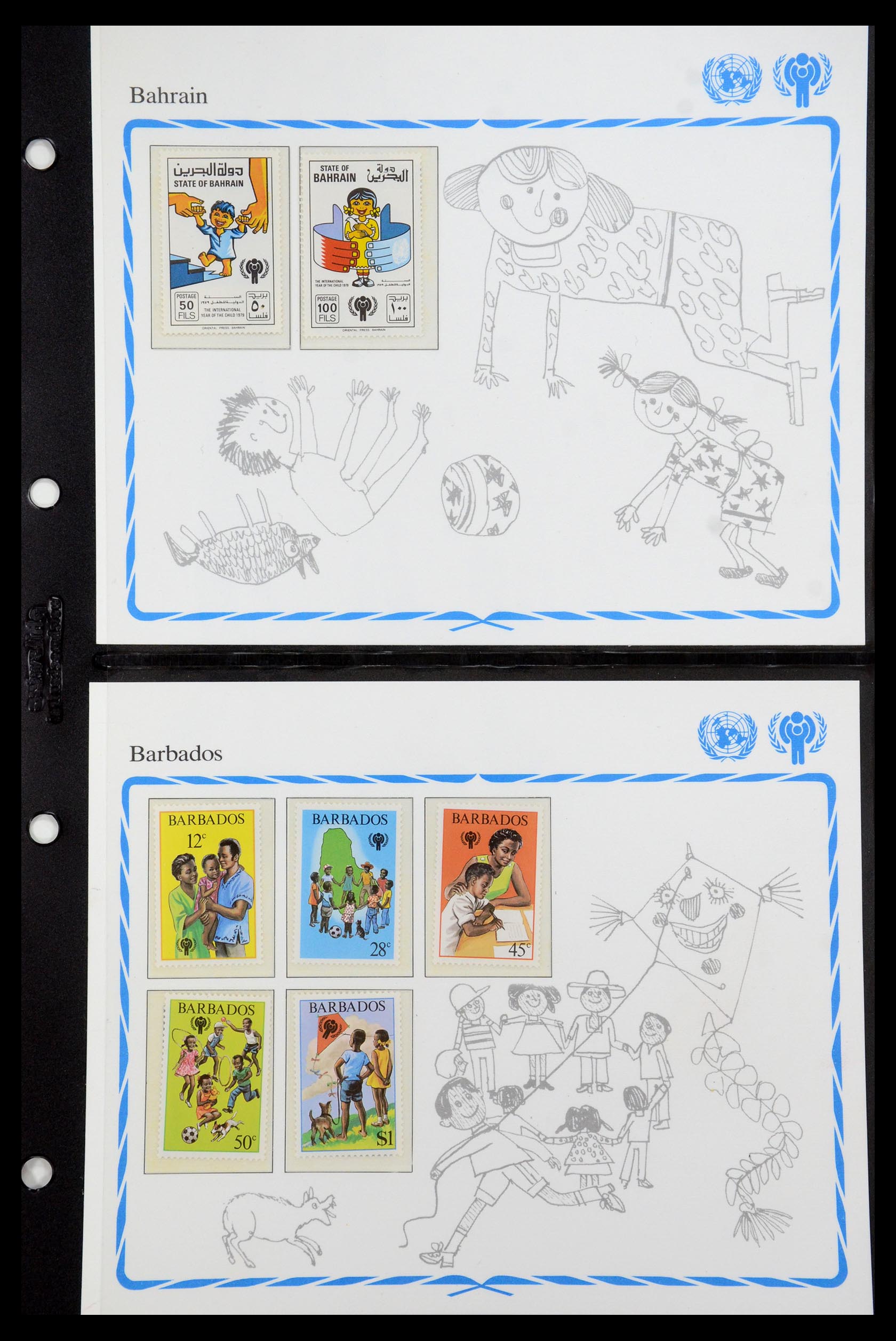 35318 005 - Postzegelverzameling 35318 Jaar van het Kind 1979.
