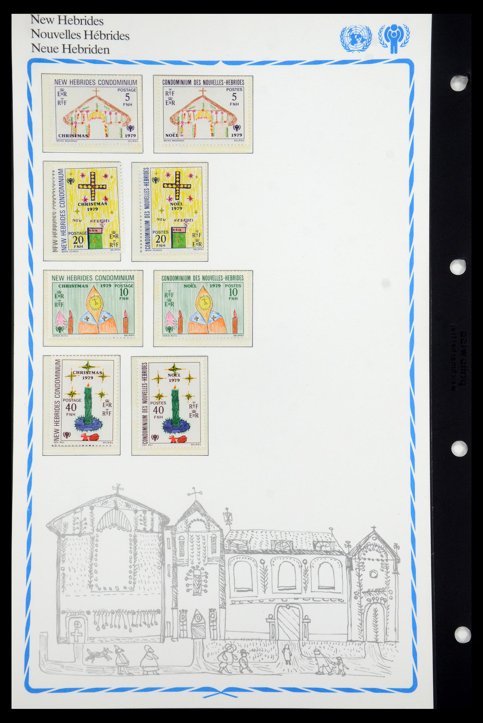 35318 022 - Postzegelverzameling 35318 Jaar van het Kind 1979.