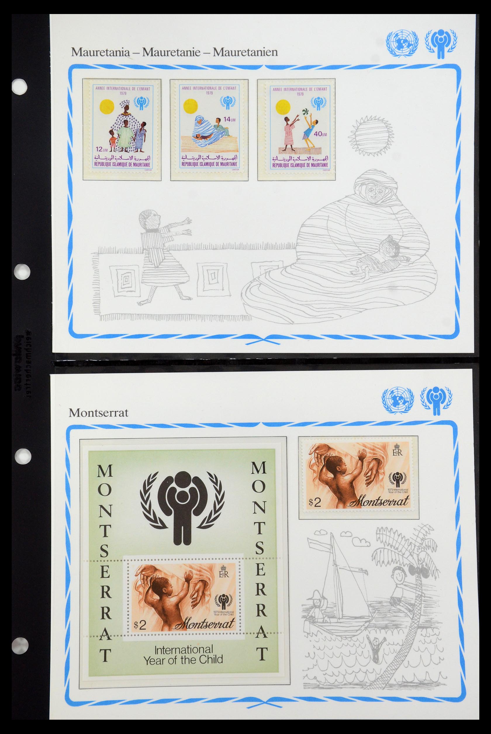 35318 031 - Postzegelverzameling 35318 Jaar van het Kind 1979.