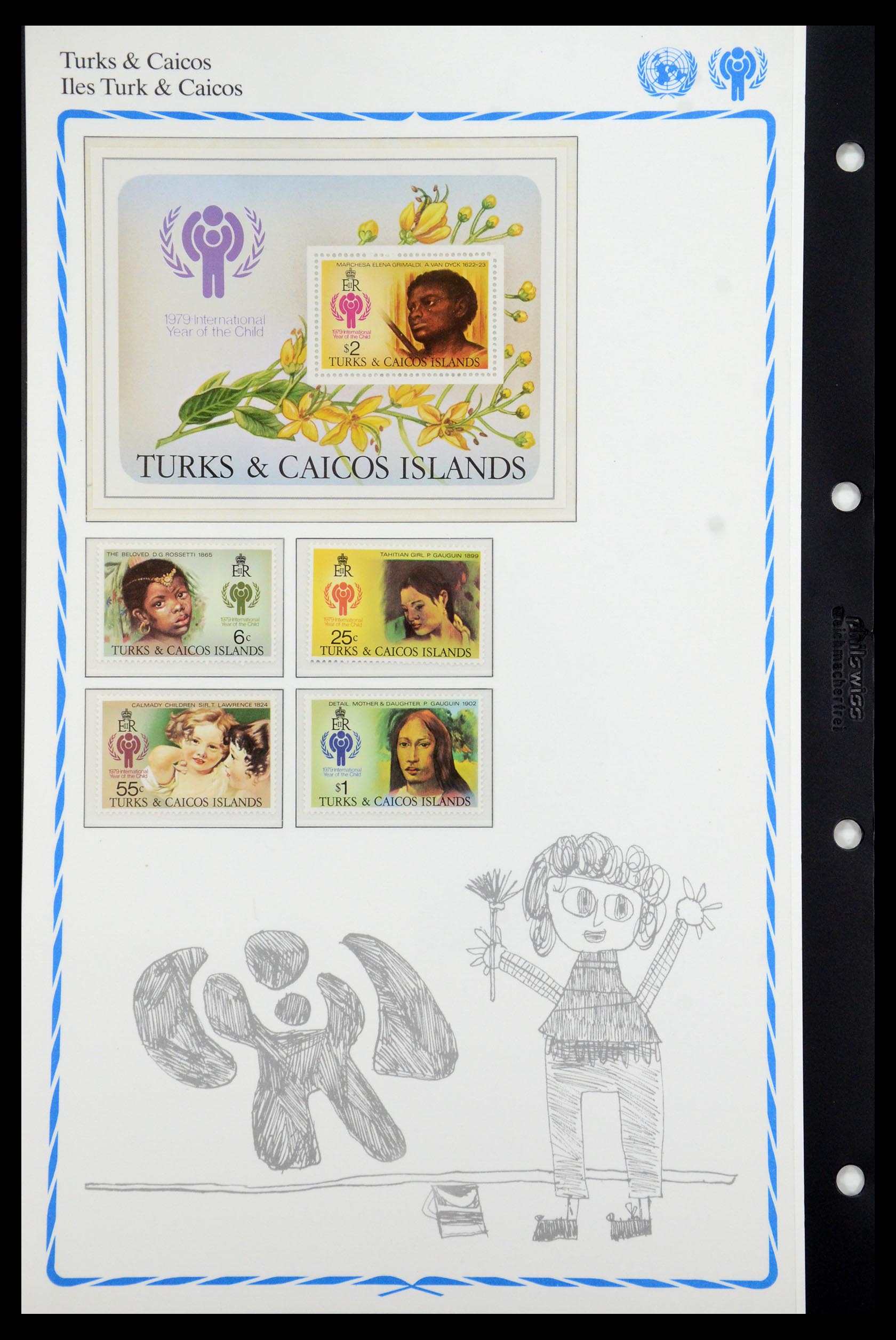 35318 056 - Postzegelverzameling 35318 Jaar van het Kind 1979.